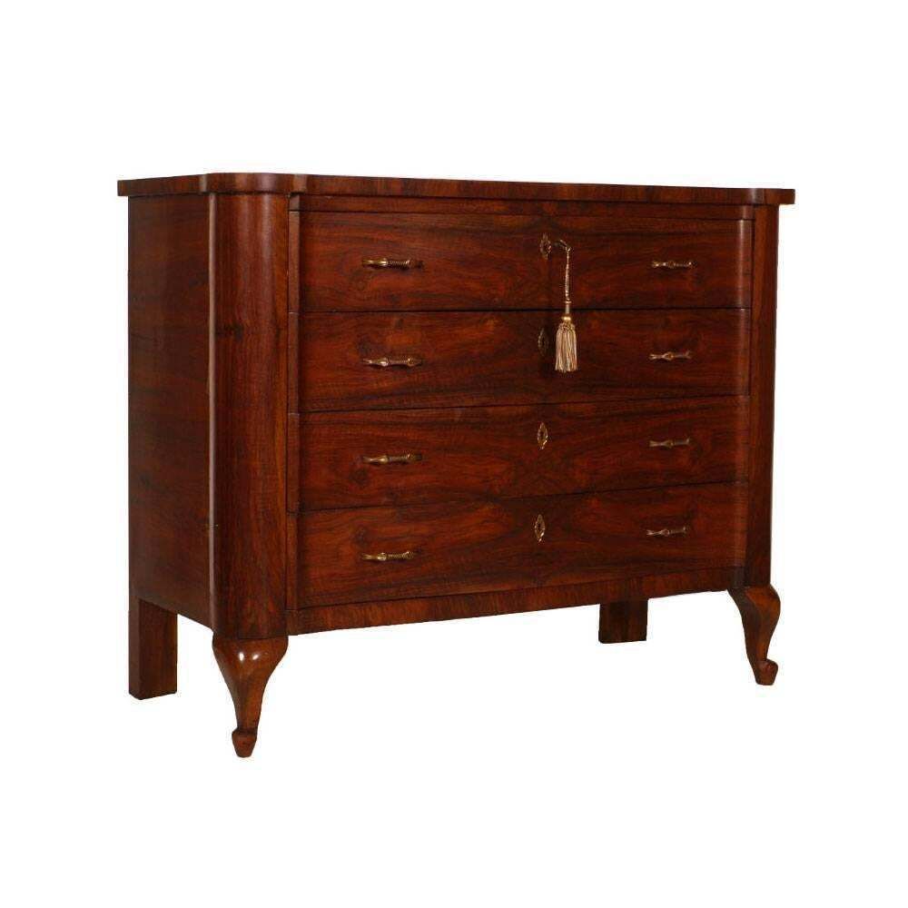 Art Deco Dresser And Nightstands, Walnut And Burl Walnut Gaetano Borsani Style photo furniture