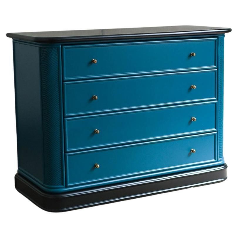 1980s Chest Of Drawers – Lacquered Series