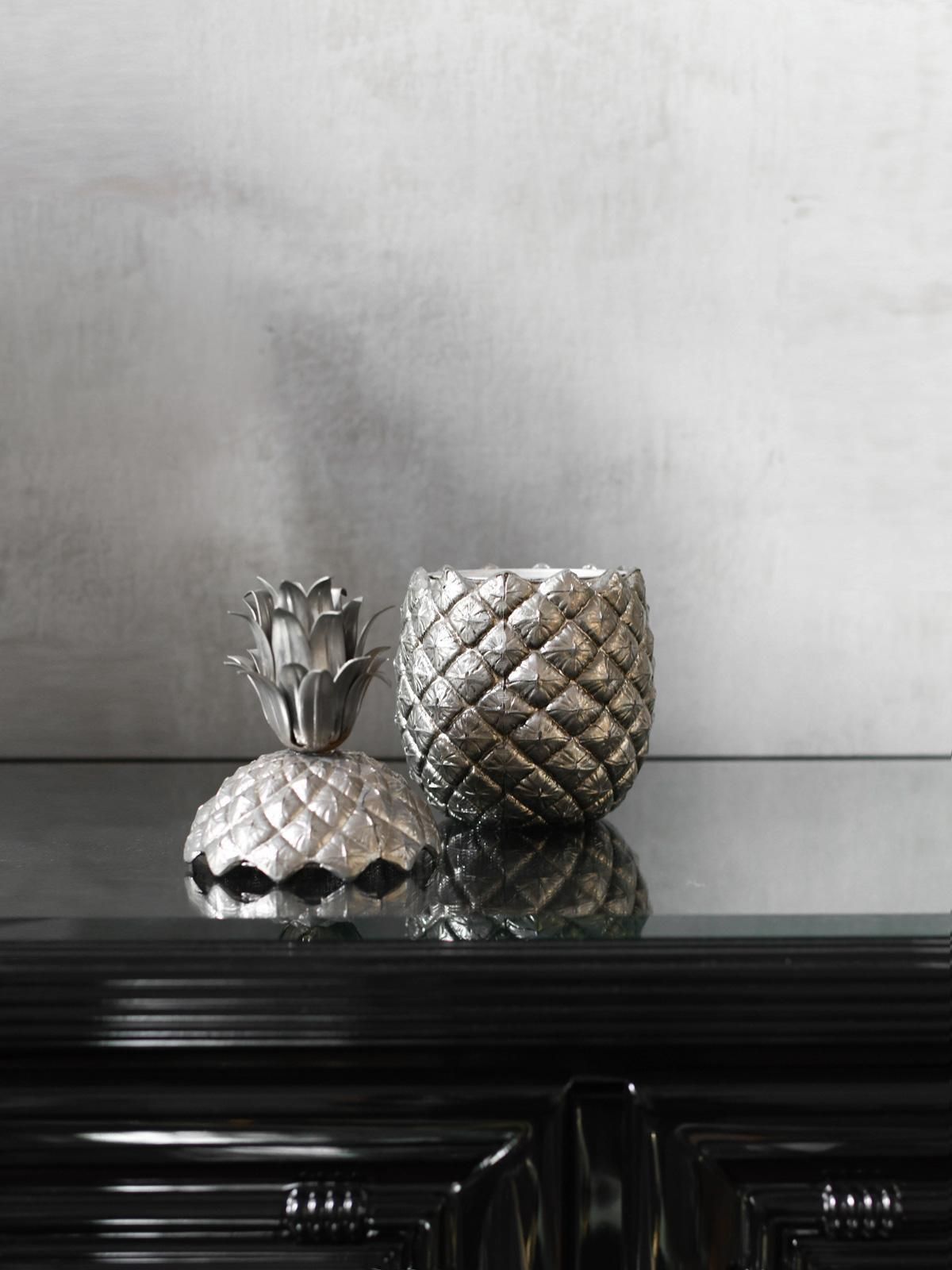 Pewter Ice Bucket Pineapple By Mauro Manetti For Fonderia D’arte Firenze, 1960s photo Home Decor