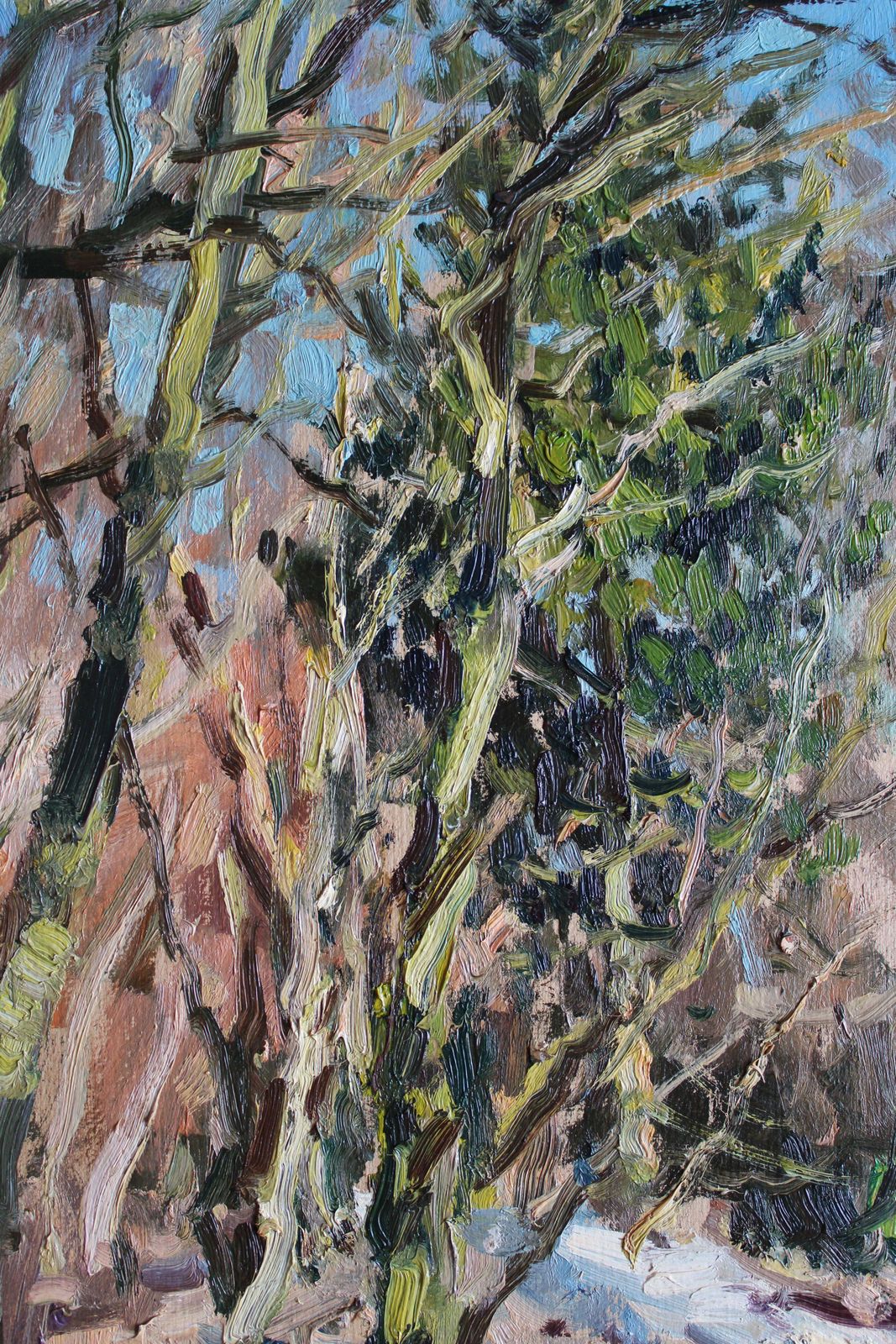 Edgars Vintersspring. 1991. Cardboard, Oil, 94.5x70 Cm1991 photo vinterior