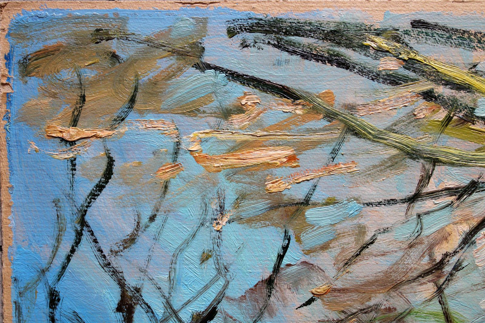 Edgars Vintersspring. 1991. Cardboard, Oil, 94.5x70 Cm1991 photo vintage