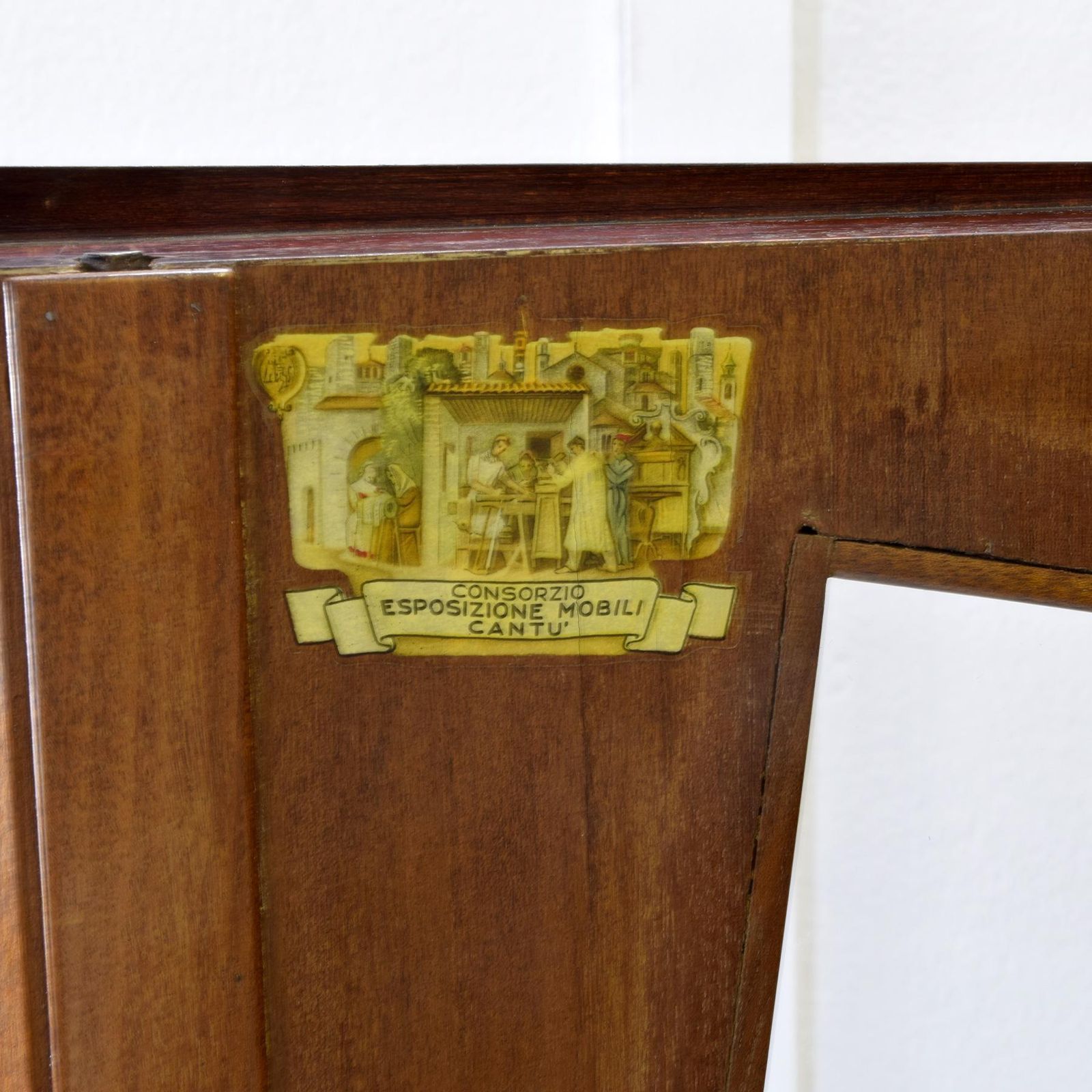 photo vintage Consorzio Esposizione Mobili Cantù Buffet 1960s