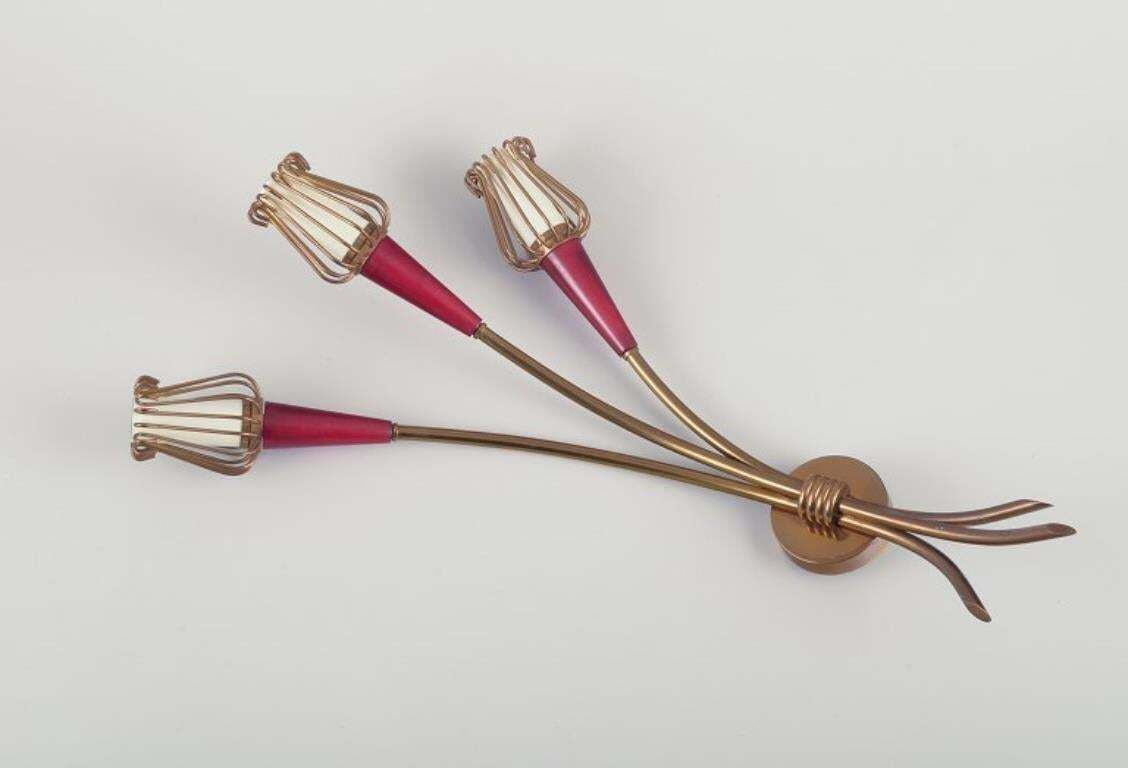 Emil Stejnar For Rupert Nikoll. A Pair Of Art Deco Wall Lamps photo furniture