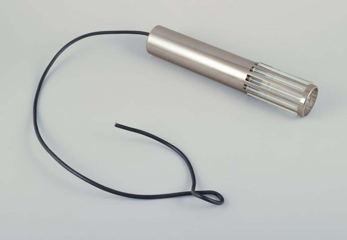 Schmahl & Schulz, Germany. Ceiling Pendant In Stainless Steel And Acrylic Glass. photo 248.0