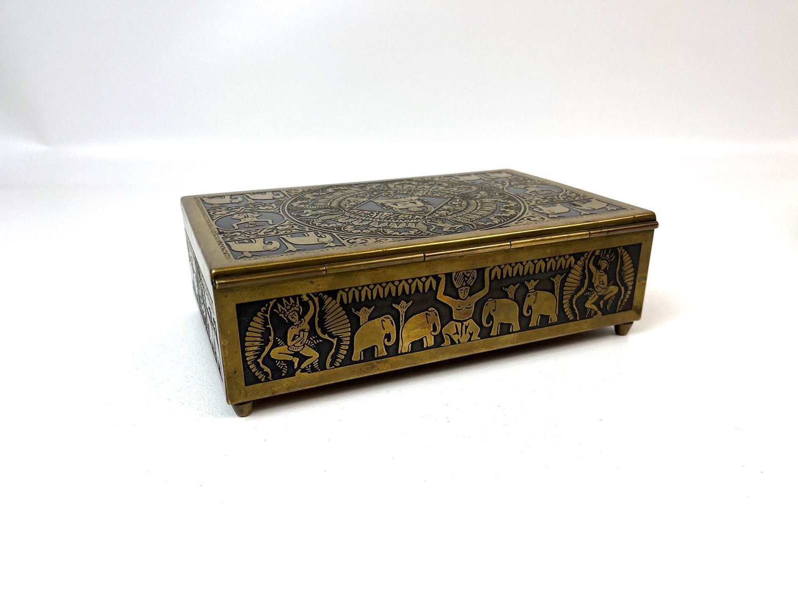 Stunning Rare Bauhaus Art Deco Avantgarde Buddhism Jewelry Box By Erhard & Söhne 1925 photo buy