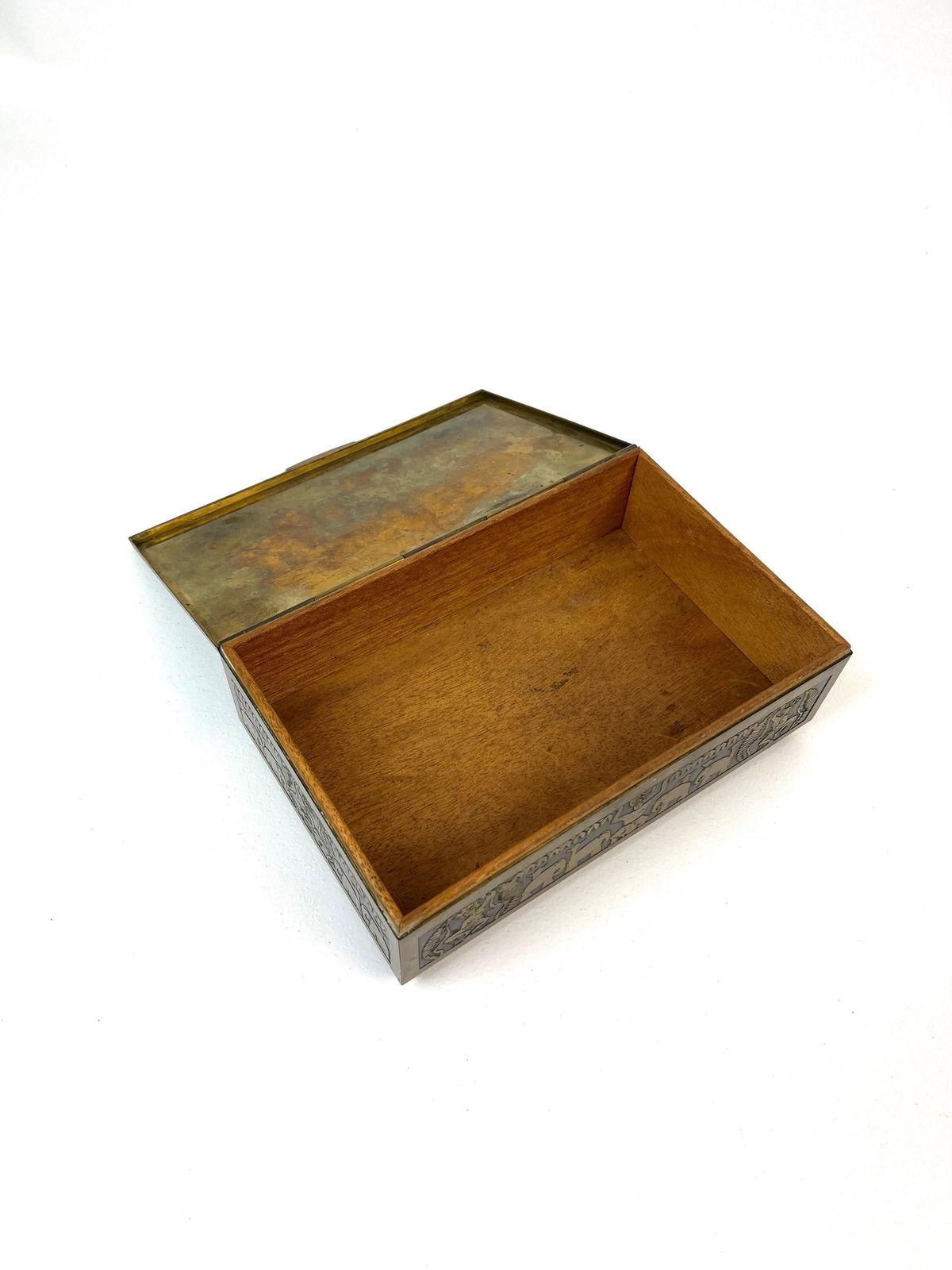 Stunning Rare Bauhaus Art Deco Avantgarde Buddhism Jewelry Box By Erhard & Söhne 1925 photo vintage