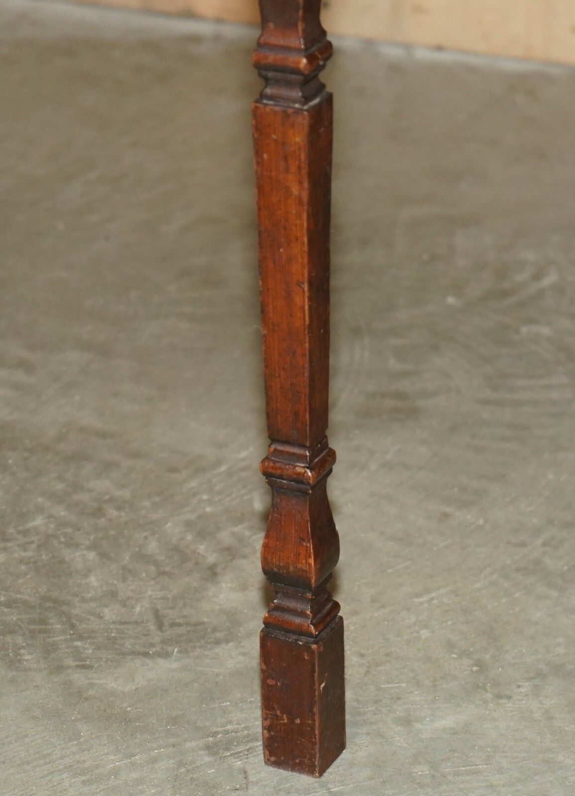 French Antique Hand Painted Paris Pine Vendange Wine Tasting Table Lovely! photo vintage