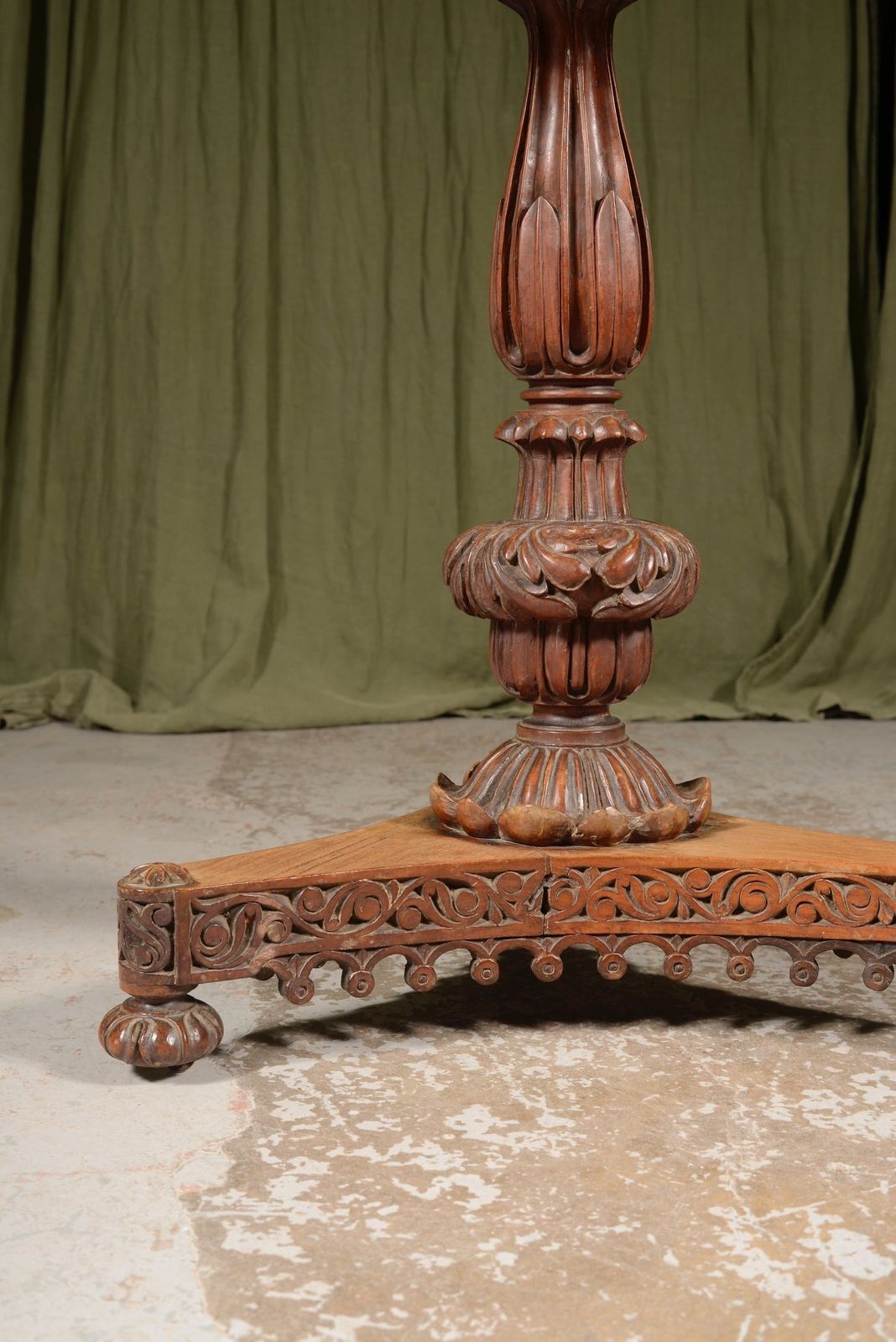 An Anglo Indian Rosewood Tilt Top Centre Table   C.1860 photo for sale