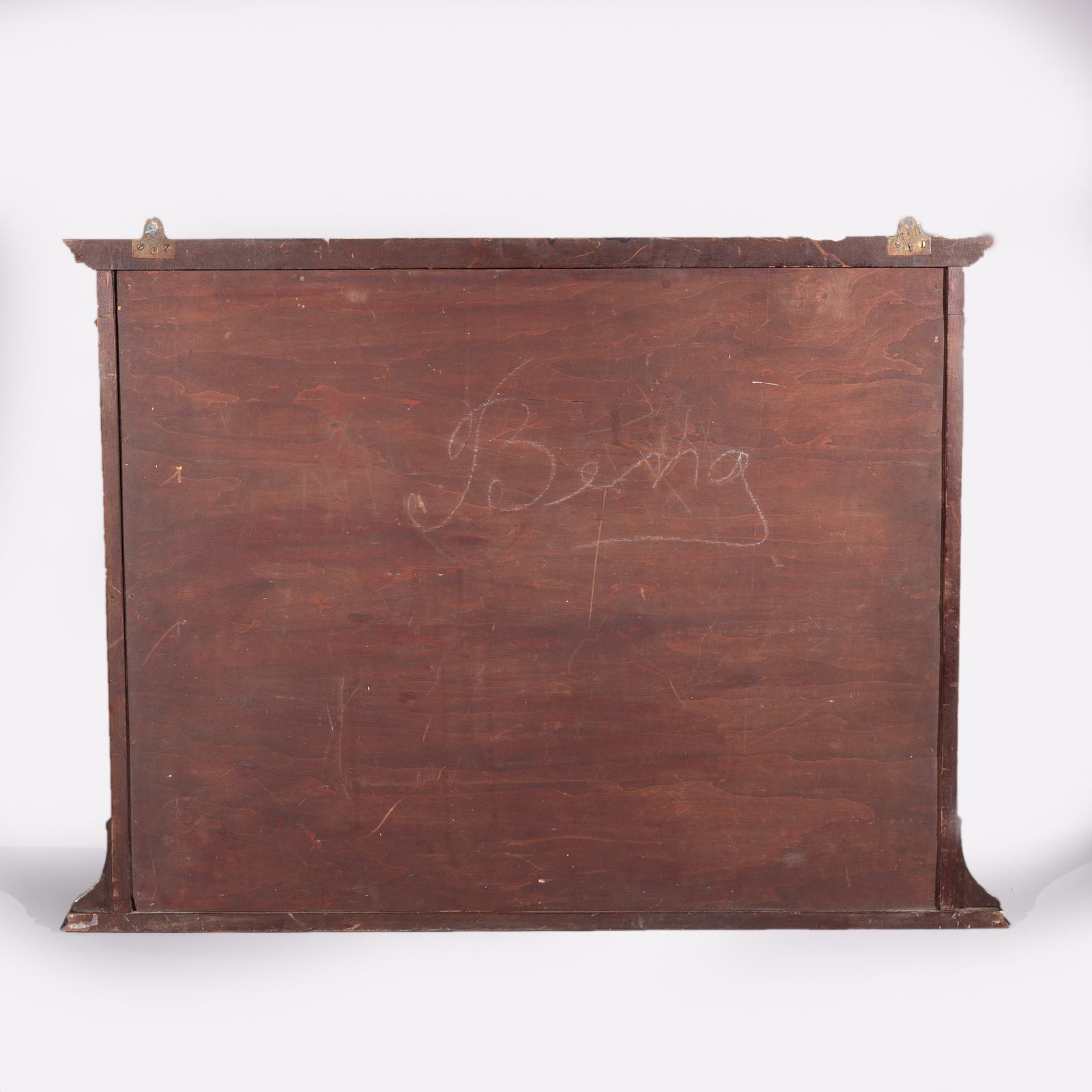 19th Century Victorian English Walnut Inlaid Overmantle Mirror photo buy