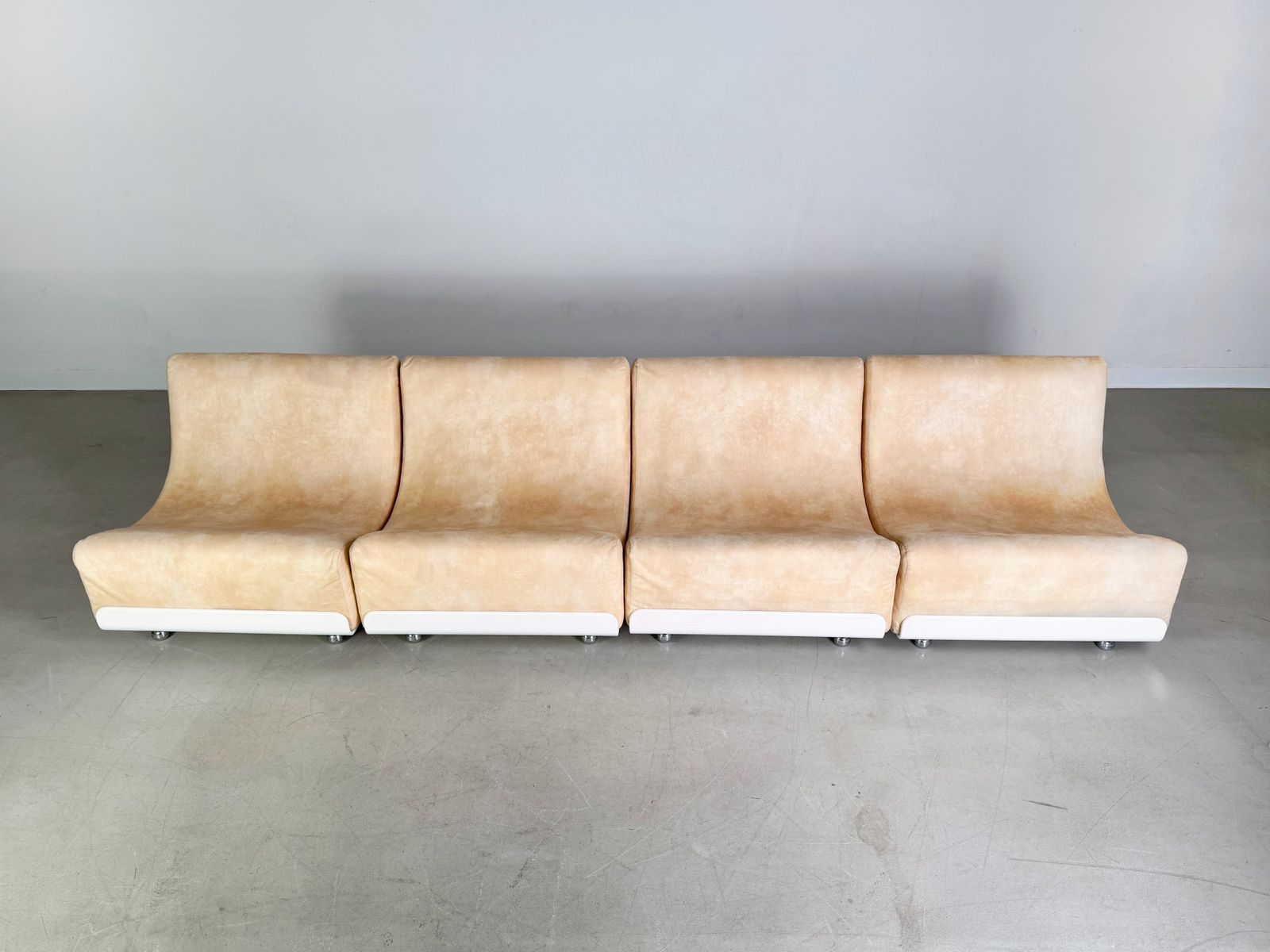 Set Of 4 Cor Orbis Midcentury Sofa Modules Luigi Colani Space Age photo buy