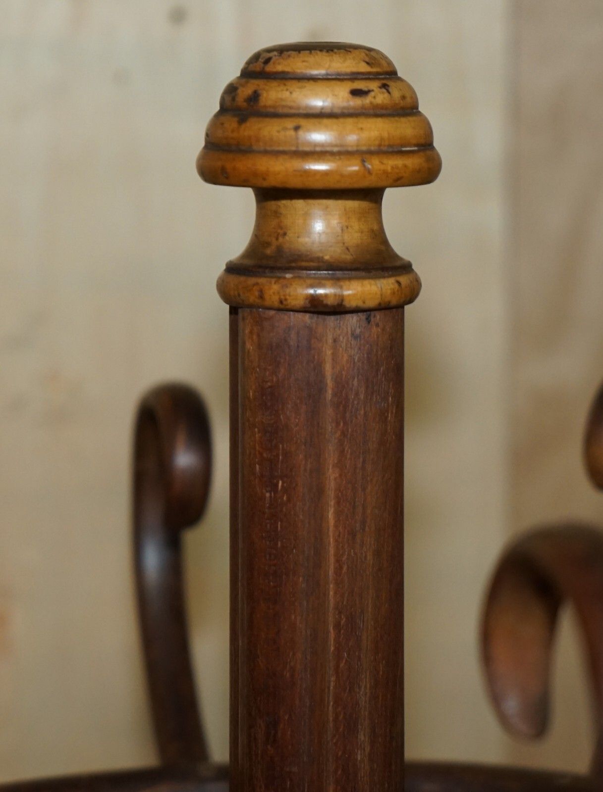 3750.0 Antique Period Stamped Late Victorian Circa 1880 Thonet Bentwood Coat Rack Stand photo