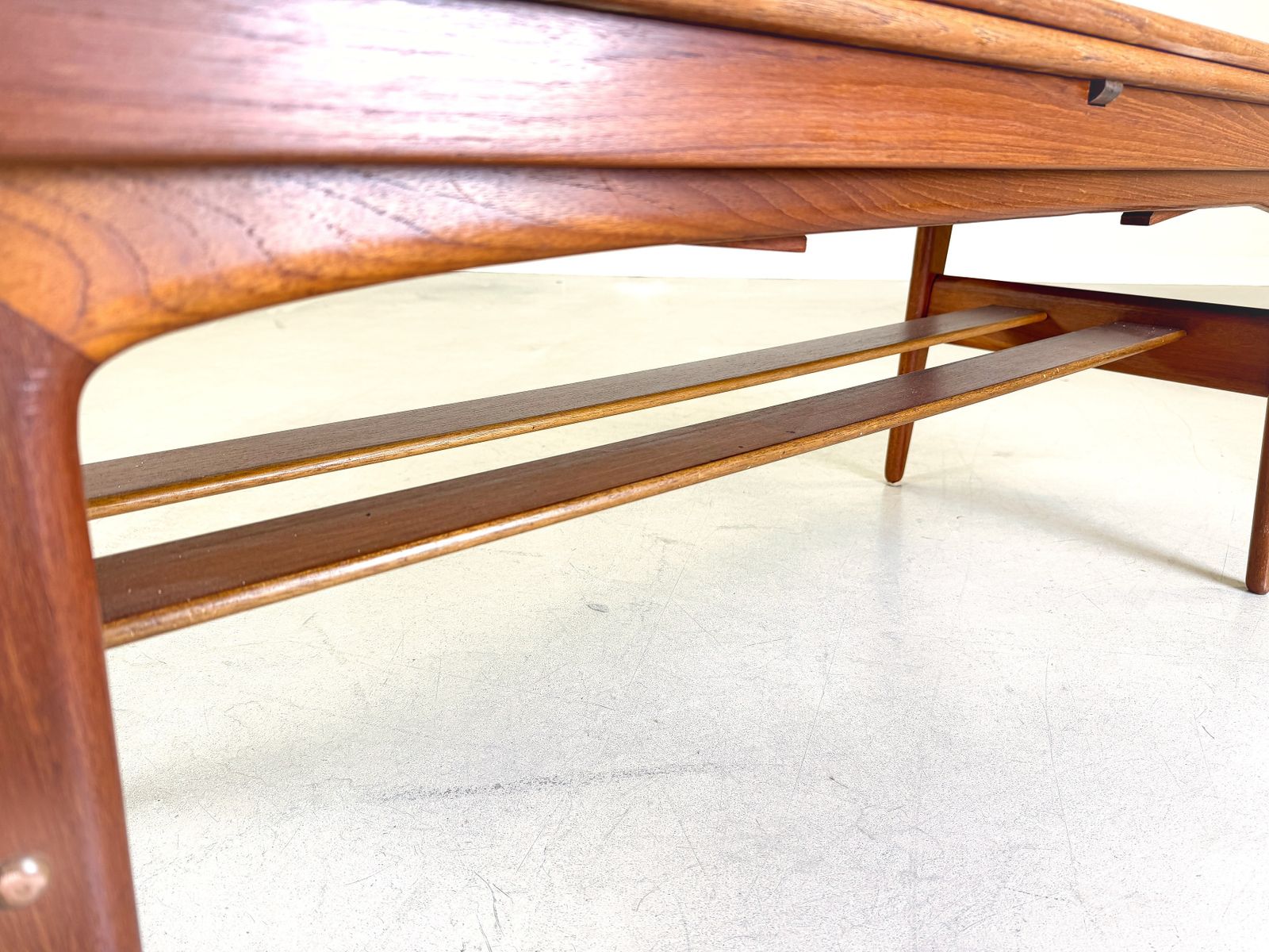 Mid Century Kai Kristiansen Elevator Coffee Table Trioh Teak photo vinterior