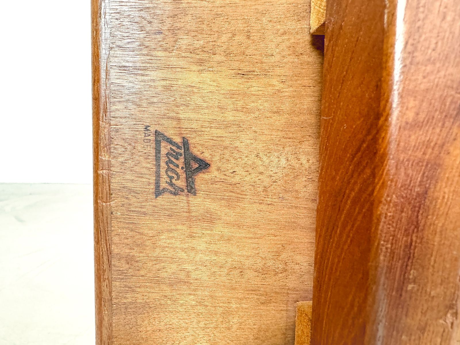 Furniture Mid Century Kai Kristiansen Elevator Coffee Table Trioh Teak photo
