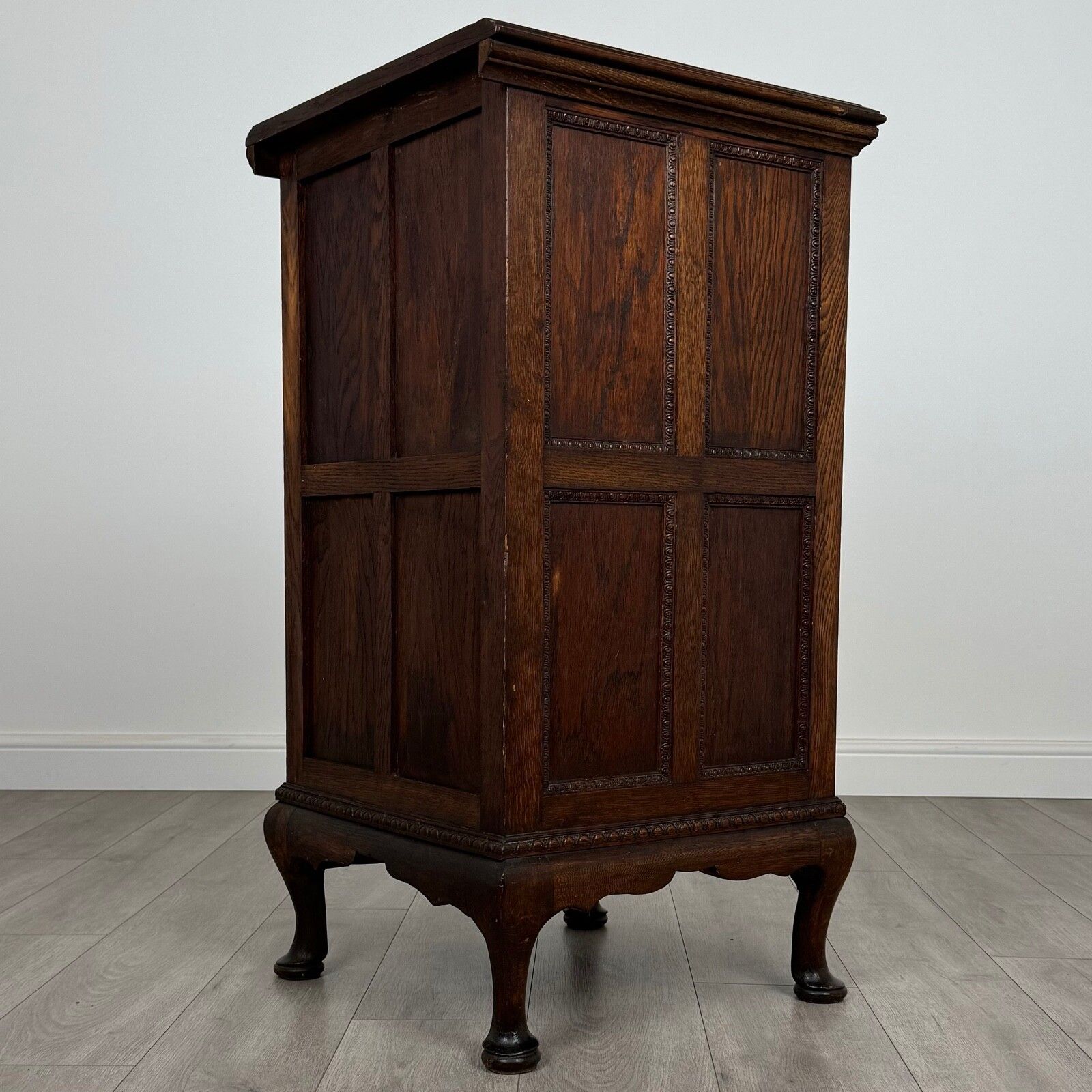 Antique 20th Century Unique Oak Cabinet Of Fine Quality photo buy