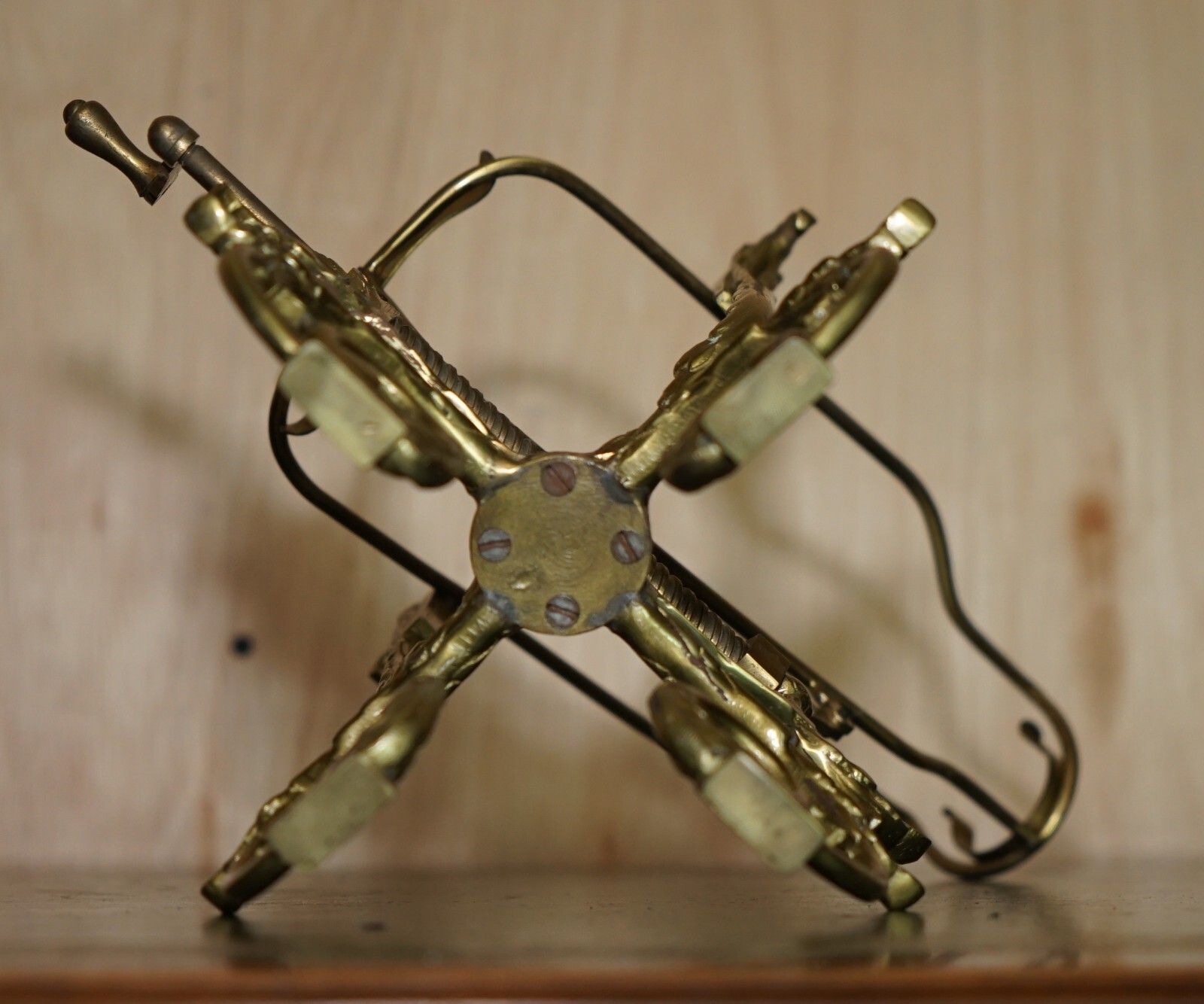 photo for sale Antique Victorian French Brass Mechanical Wine Pourer Add A Touch Of Class!