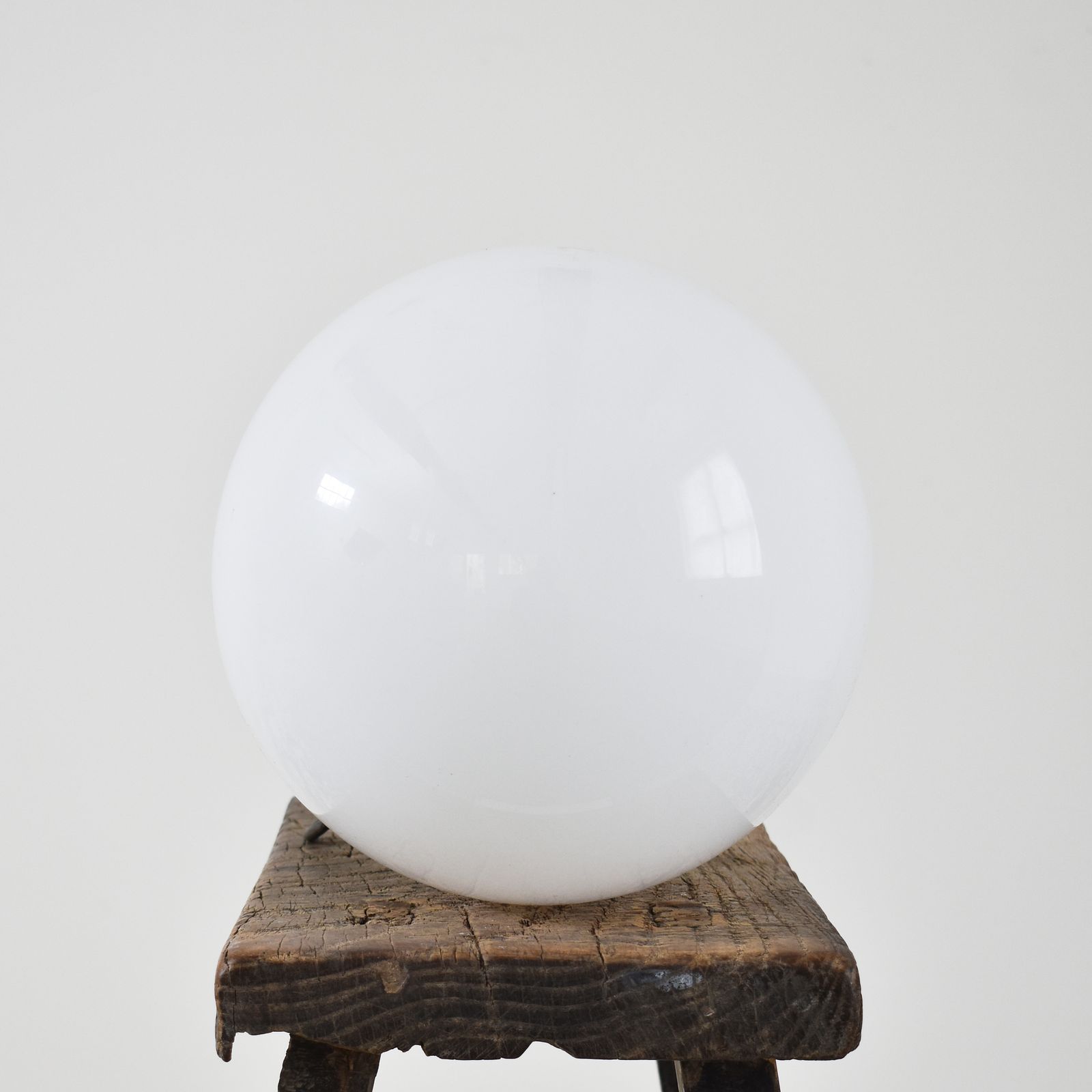Antique Opaline Pendant Light Globe – E photo for sale
