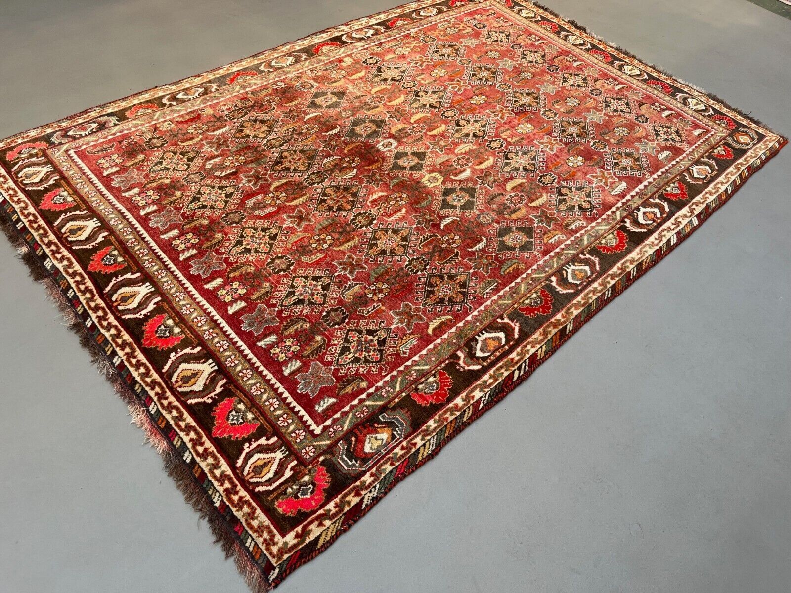 Vintage Traditional 250x169 Cm Abdeh Rug, Oriental Handmade Rug photo Textiles