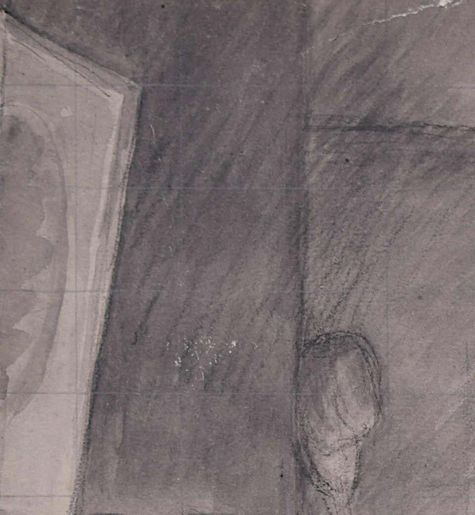 Watching Over The Fire, Pencil Drawing By Hillary Hennes photo Art