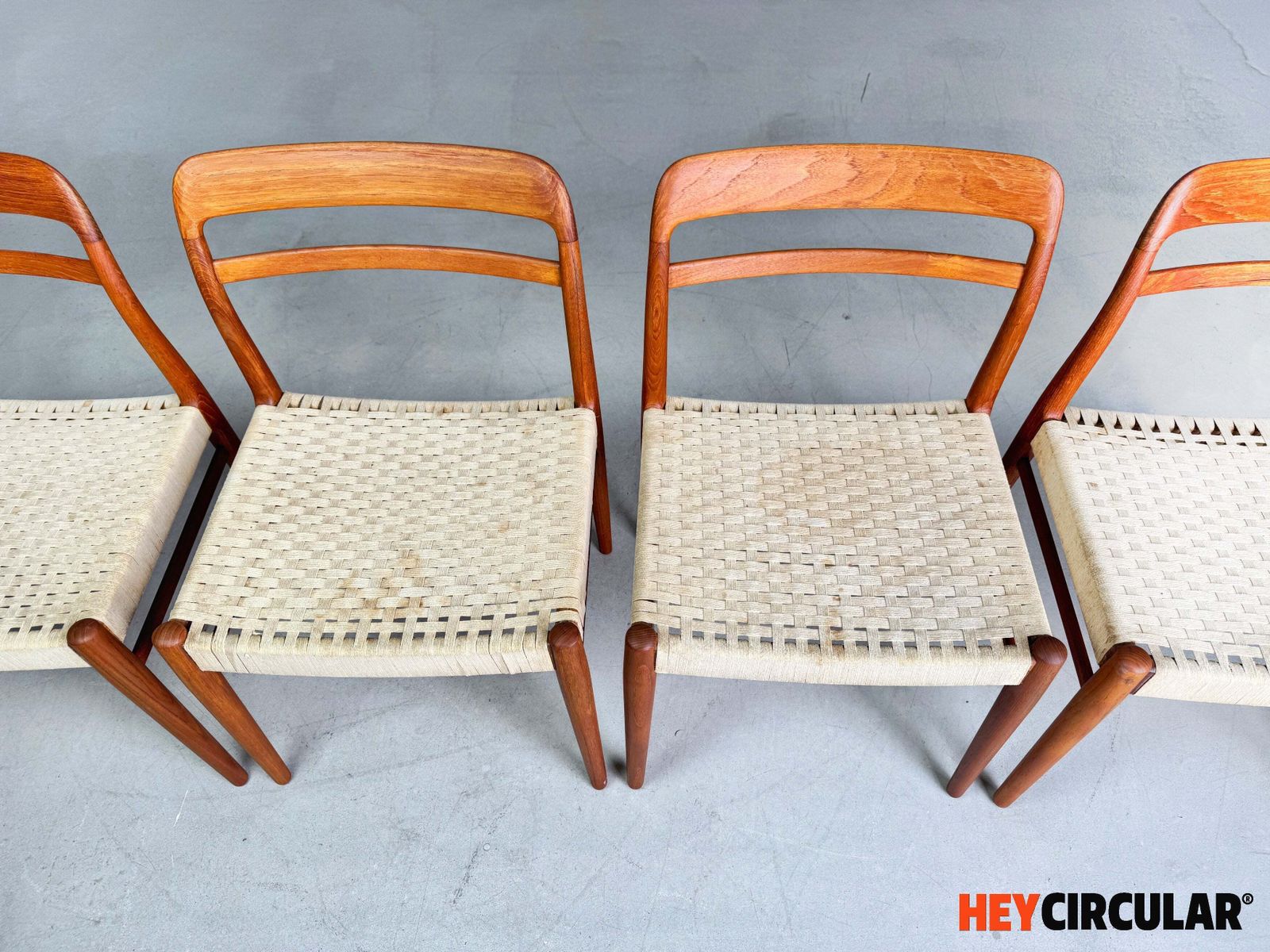 Set Of 5 Mid Century Chairs Gustav Bahus Alf Aarseth photo vinterior