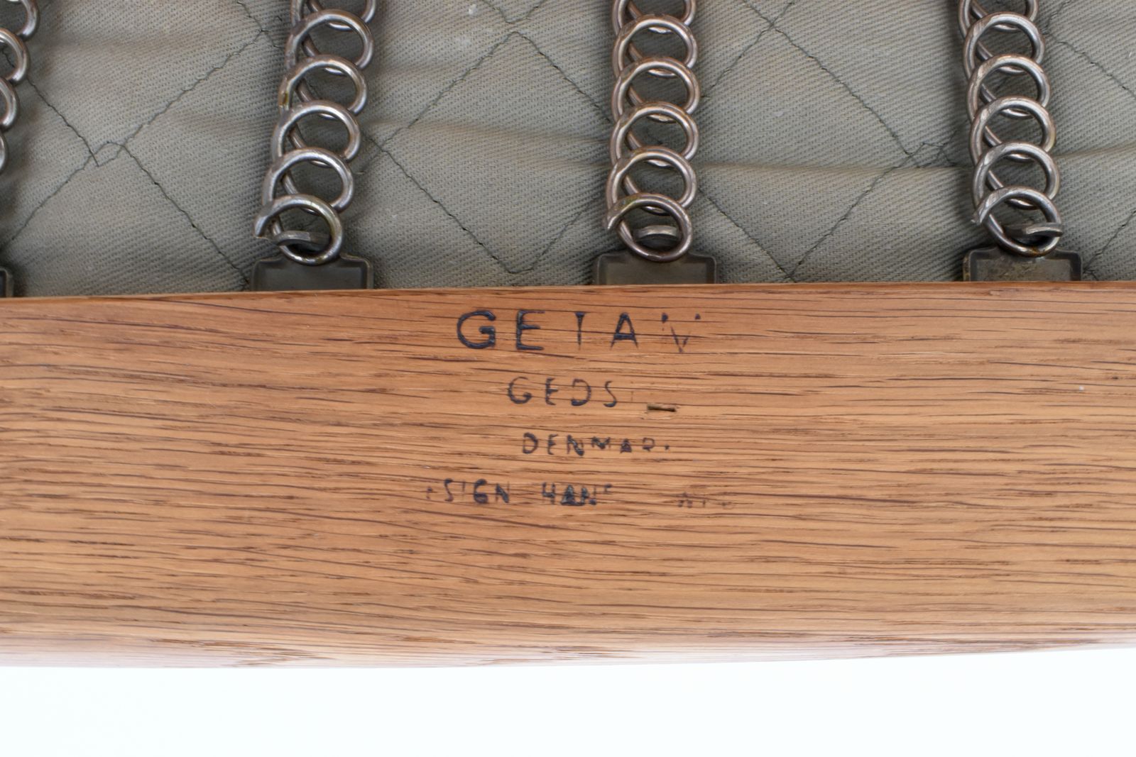 Hans Wegner Ge240 Oak & Teak Cigar Chair For Getama photo buy