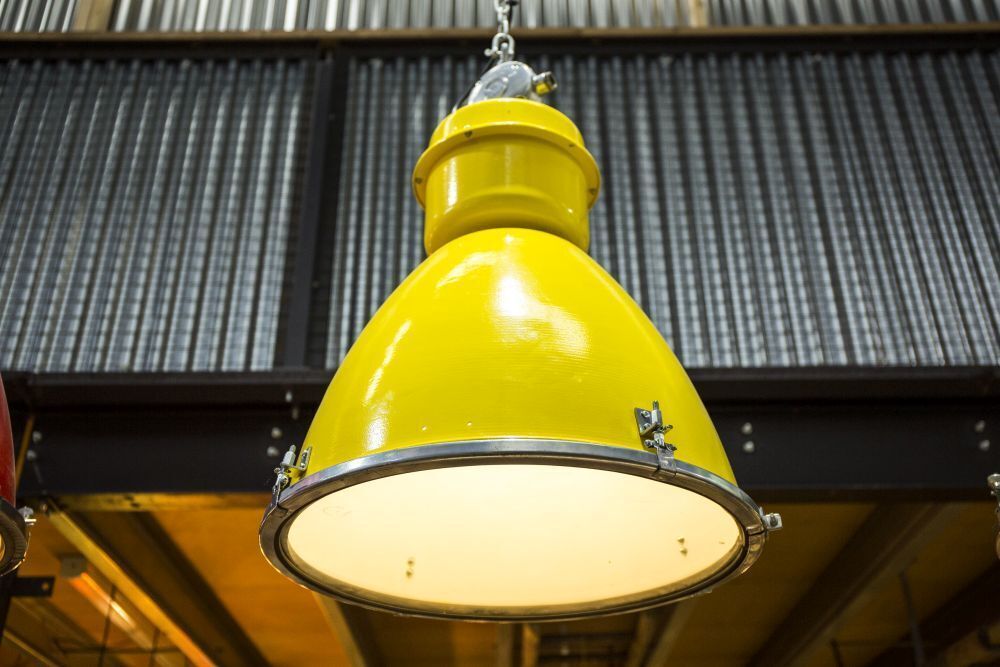 Industrial Lights   Yellow