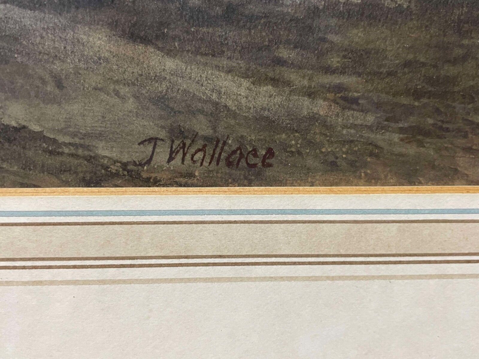 photo buy 19th Century John Wallace English River Fishing Scene Oil On Board Painting.