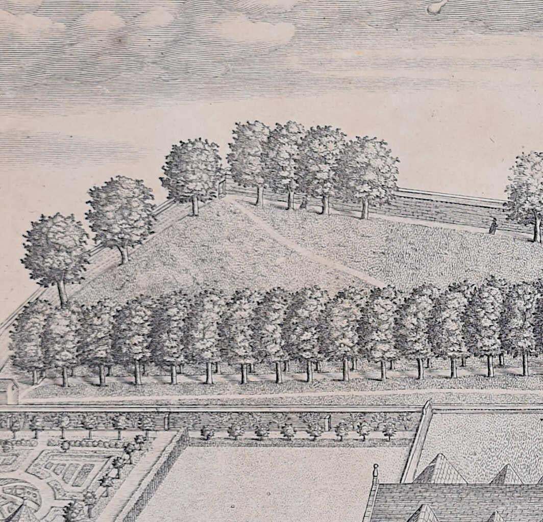 Sidney Sussex College, Cambridge Engraving By David Loggan 1690 photo 2250.0