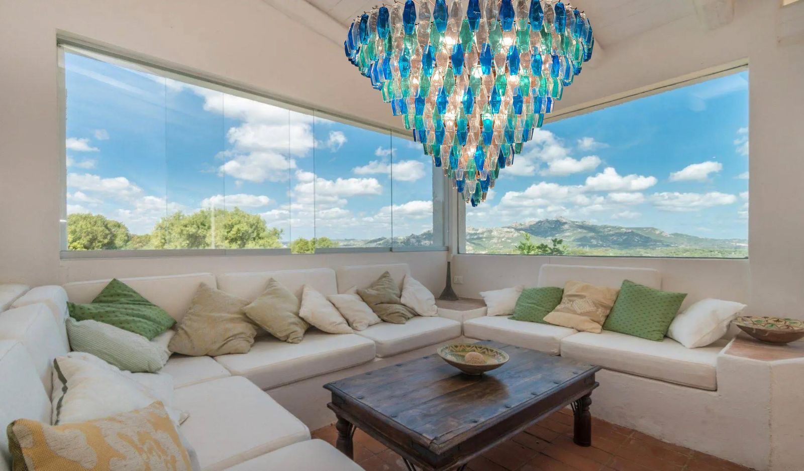 Huge Poliedri Chandelier By Valentina Planta. Murano photo furniture