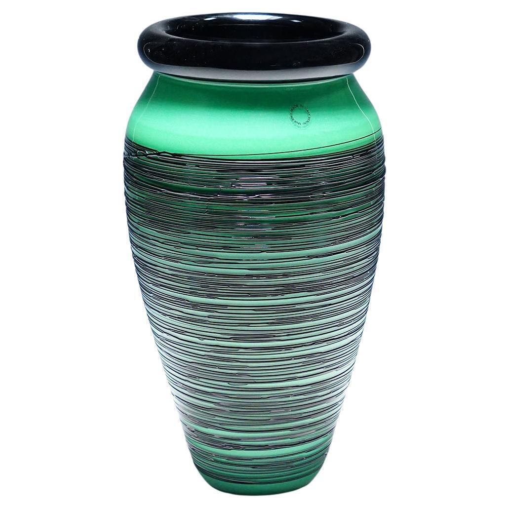 Large Toots Zynsky Vase 'Folto' For Venini 1988