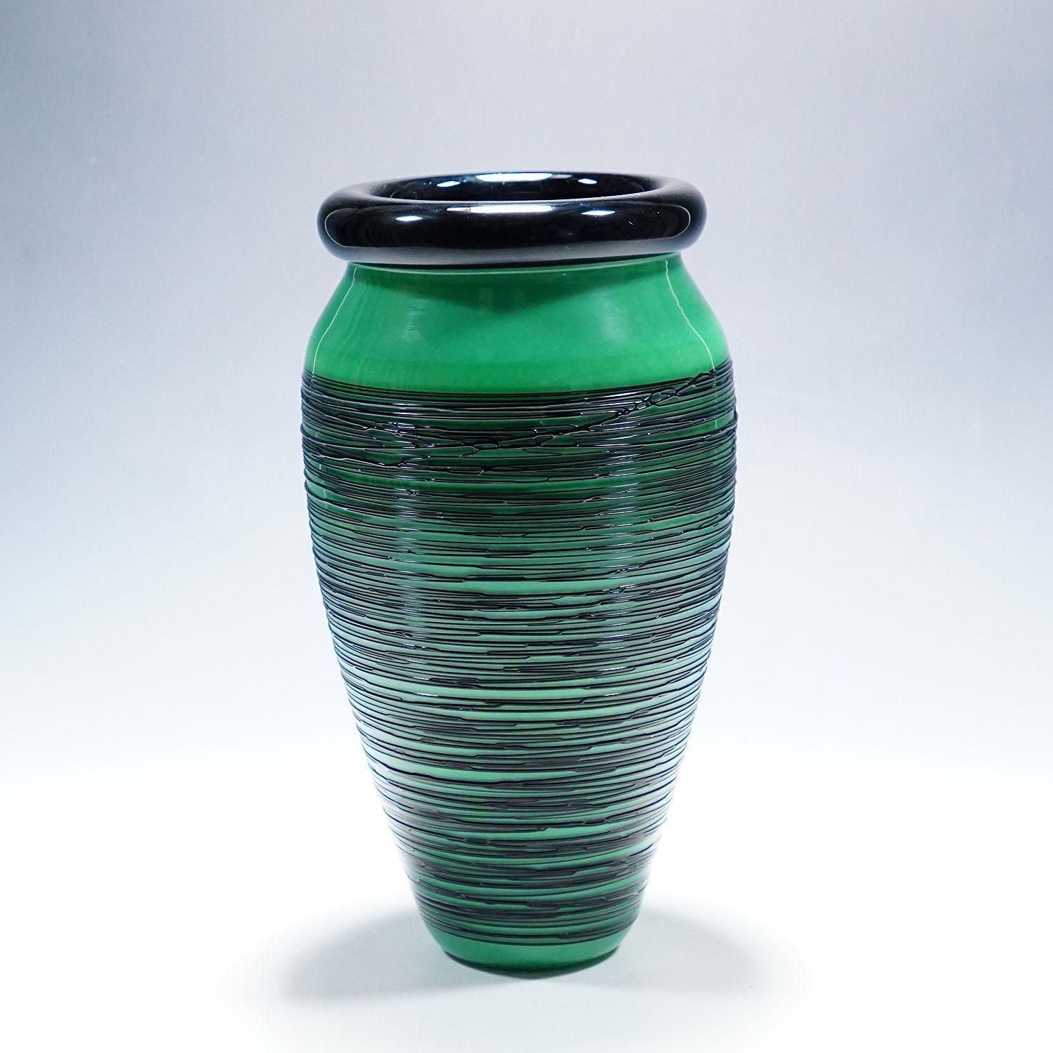 Large Toots Zynsky Vase 'Folto' For Venini 1988 photo for sale