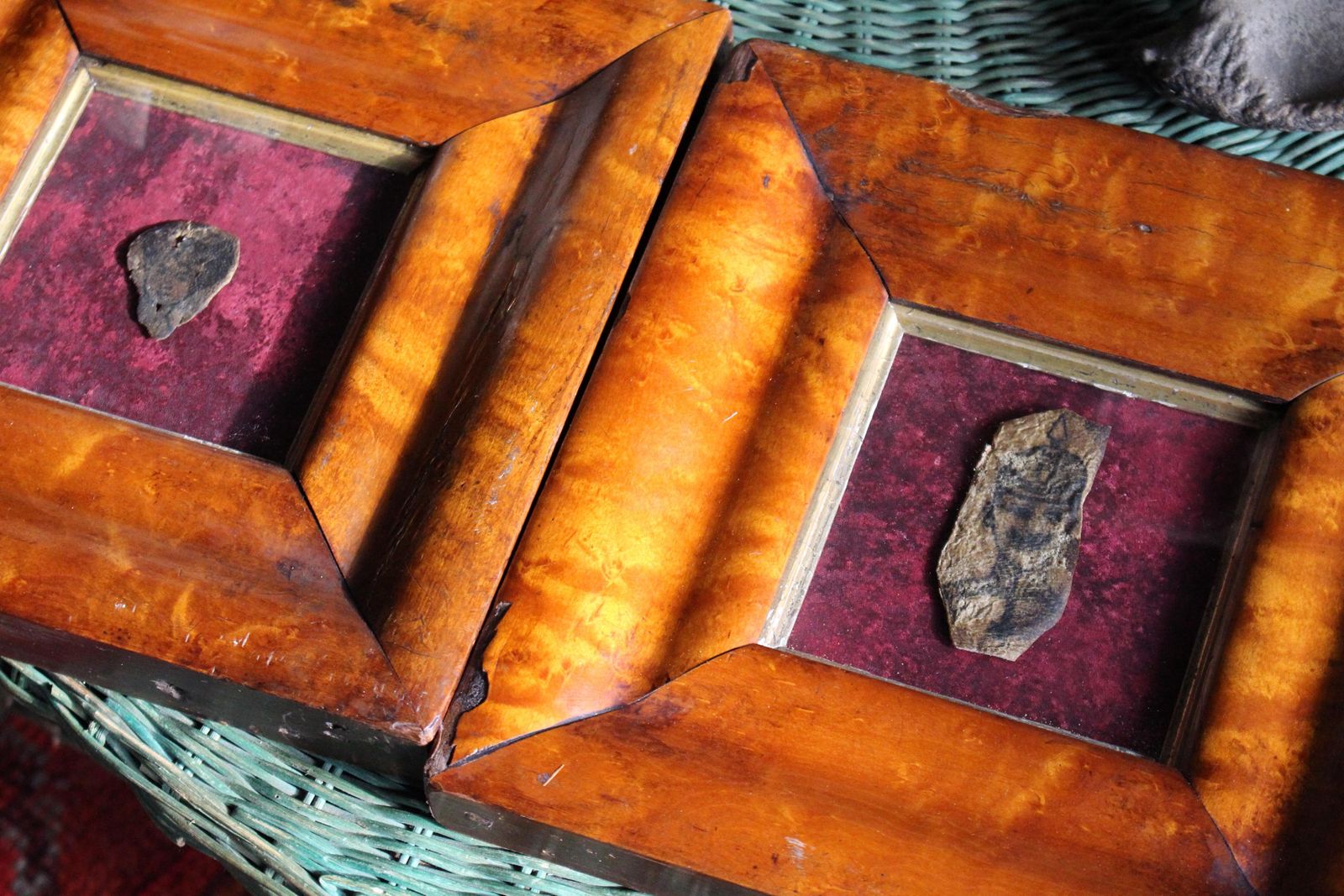 Rare Pair Of Late 19th Century Tattoo Specimens From A French Sailor Curiosity photo furniture