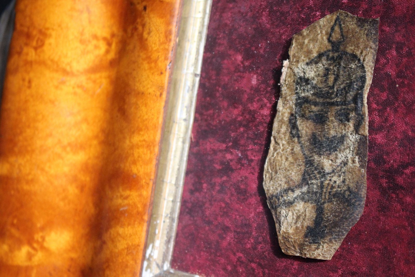Rare Pair Of Late 19th Century Tattoo Specimens From A French Sailor Curiosity photo 5091.0