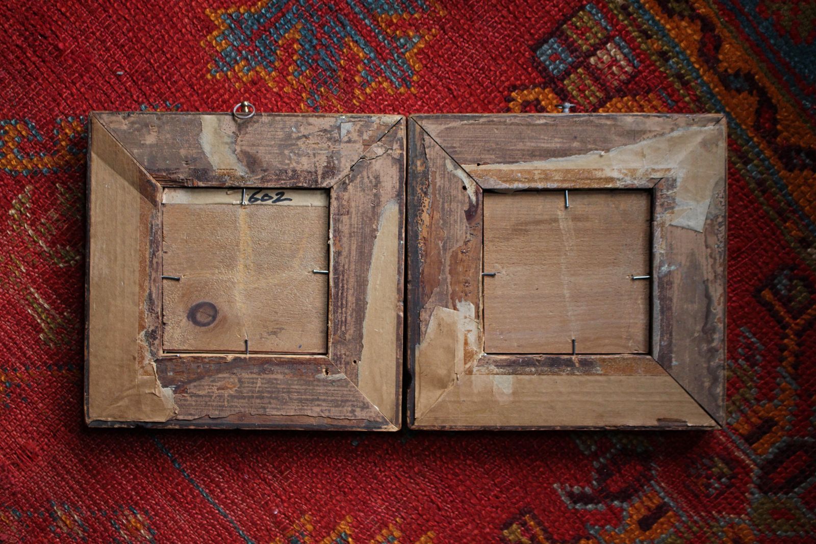 photo vintage Rare Pair Of Late 19th Century Tattoo Specimens From A French Sailor Curiosity