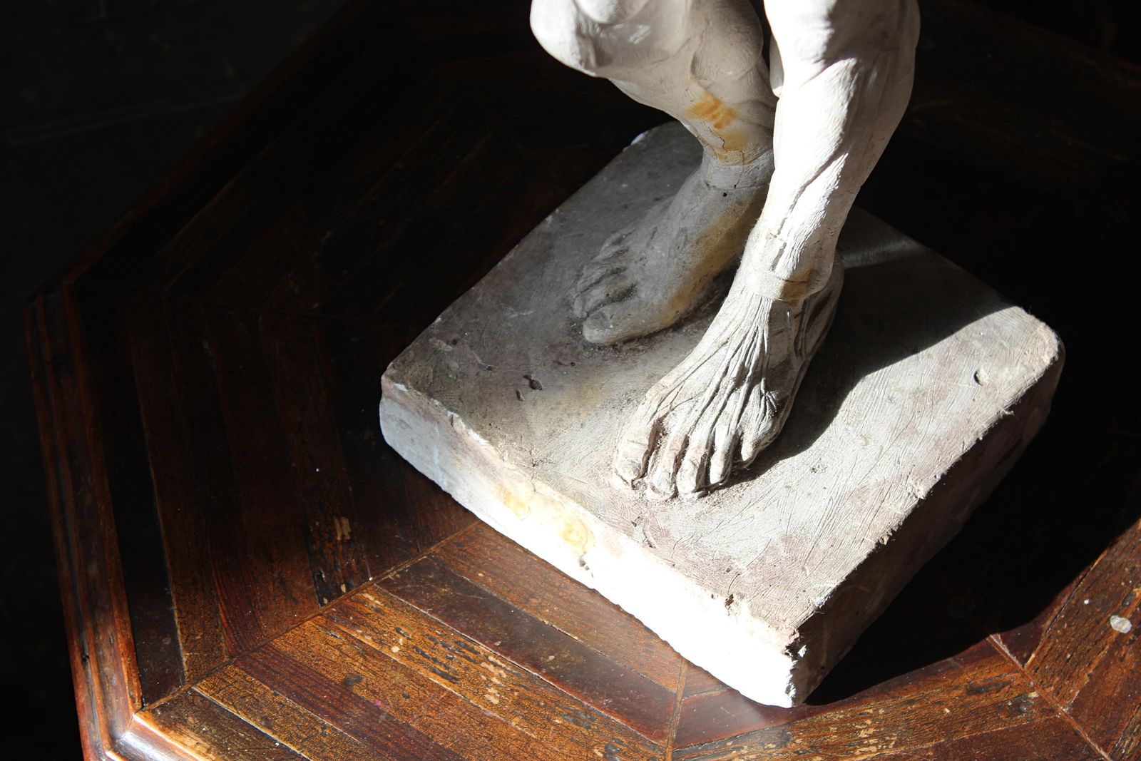 Plaster Encoche Sculpture By Mary Syme Boyd (1910 1997) Manner Of Antoine Houdon photo vinterior