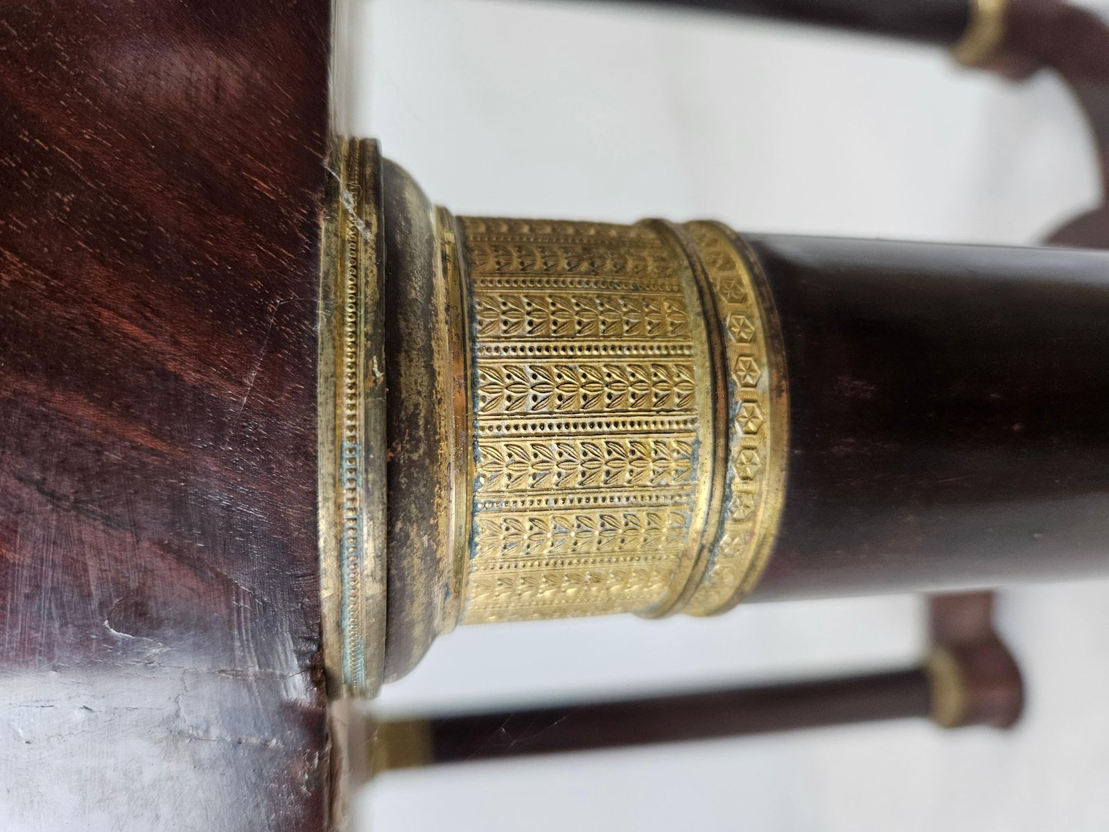 Empire 19th Century Round Pedestal Table France photo Furniture