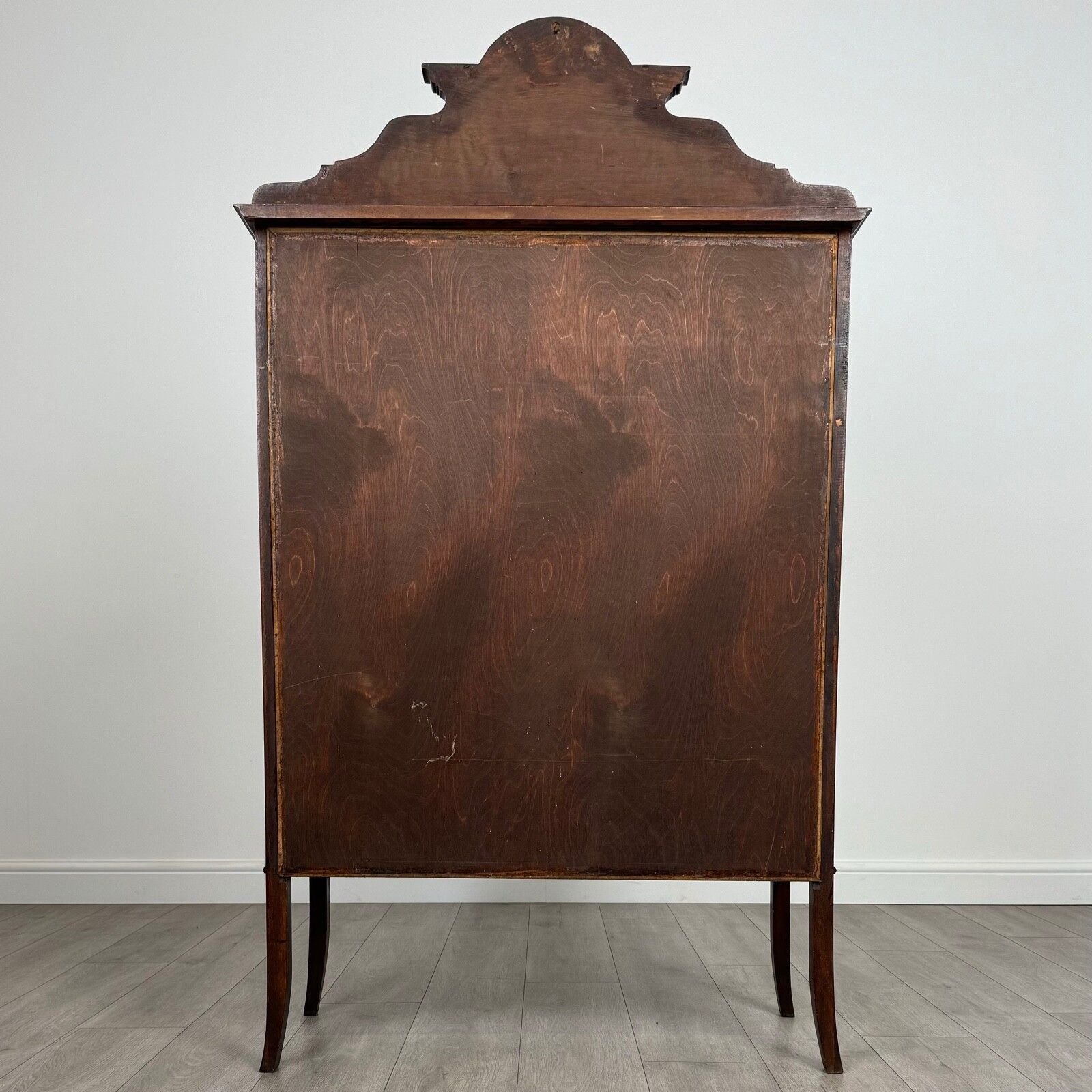 Antique 20th Century Inlaid Display Cabinet In Mahogany photo vinterior