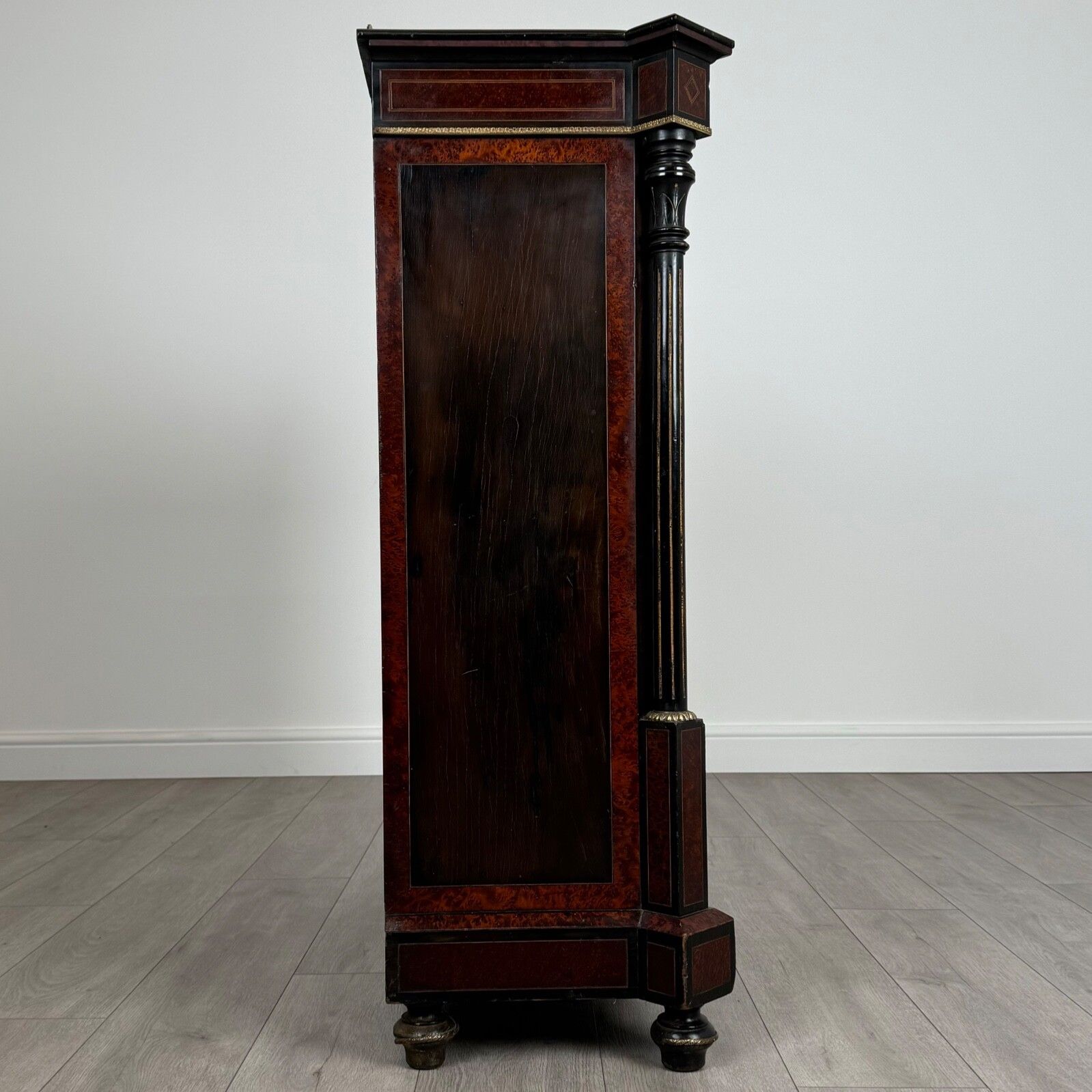 Antique 19th Century Ebonised Pier Cabinet Of Fine Quality ( Ref Af 3786) photo vintage