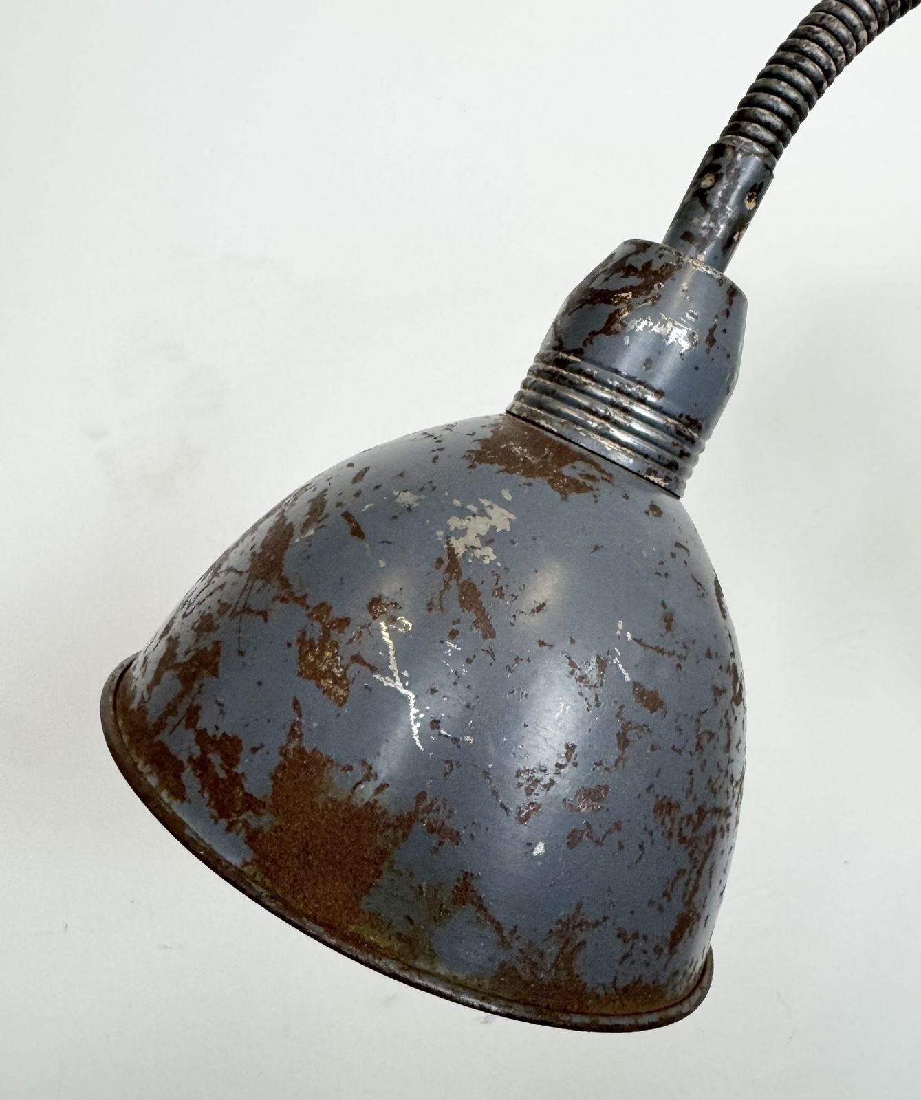 Grey Industrial Scissor Wall Lamp From Elektroinstala, 1960s photo for sale