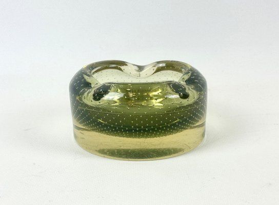 Mid Century Bubble Ashtray Attributed To Carlo Scapa For Venini, 1950s