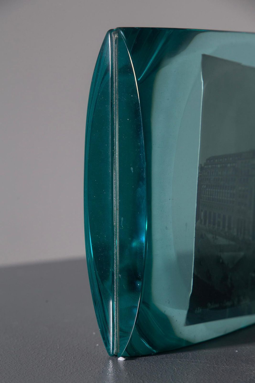 Erwin Walter Burger For Fontana Arte Crystal Photo Holder photo vinterior