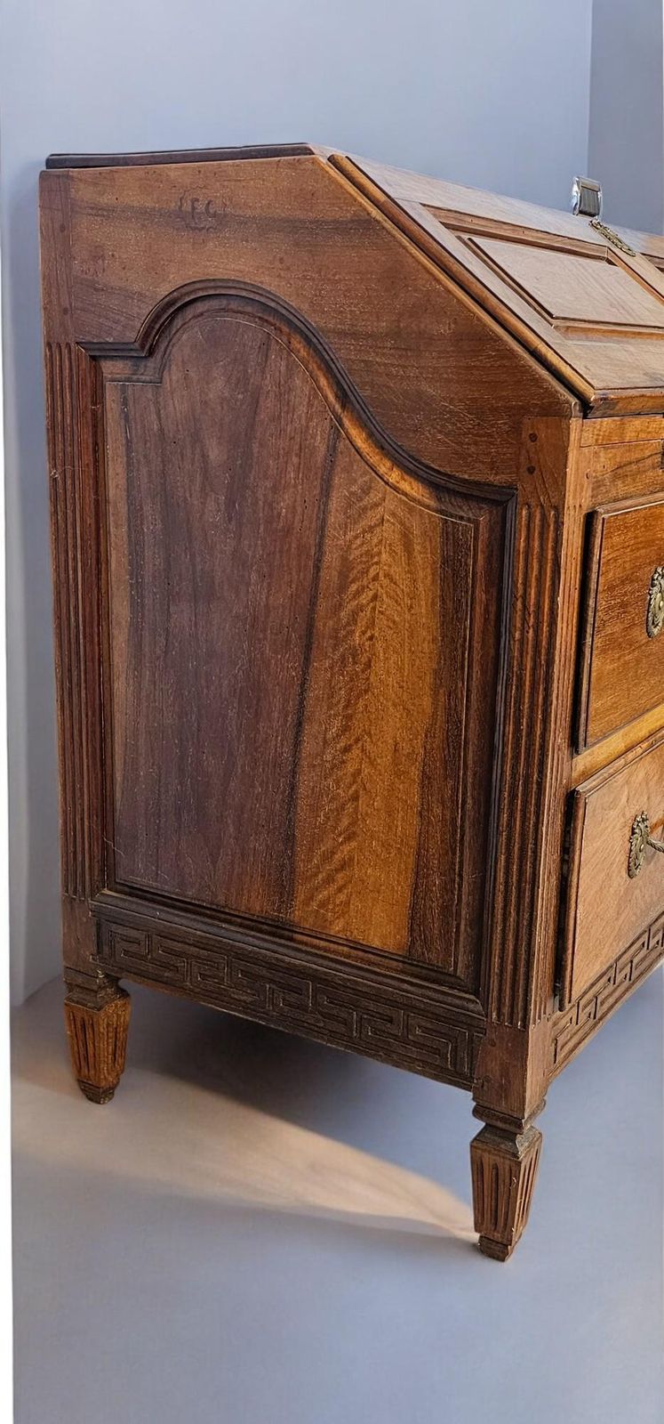 Italian Flap Sideboard In Solid Walnut , Louis XVI Period, Parma 1760 photo 6774.0