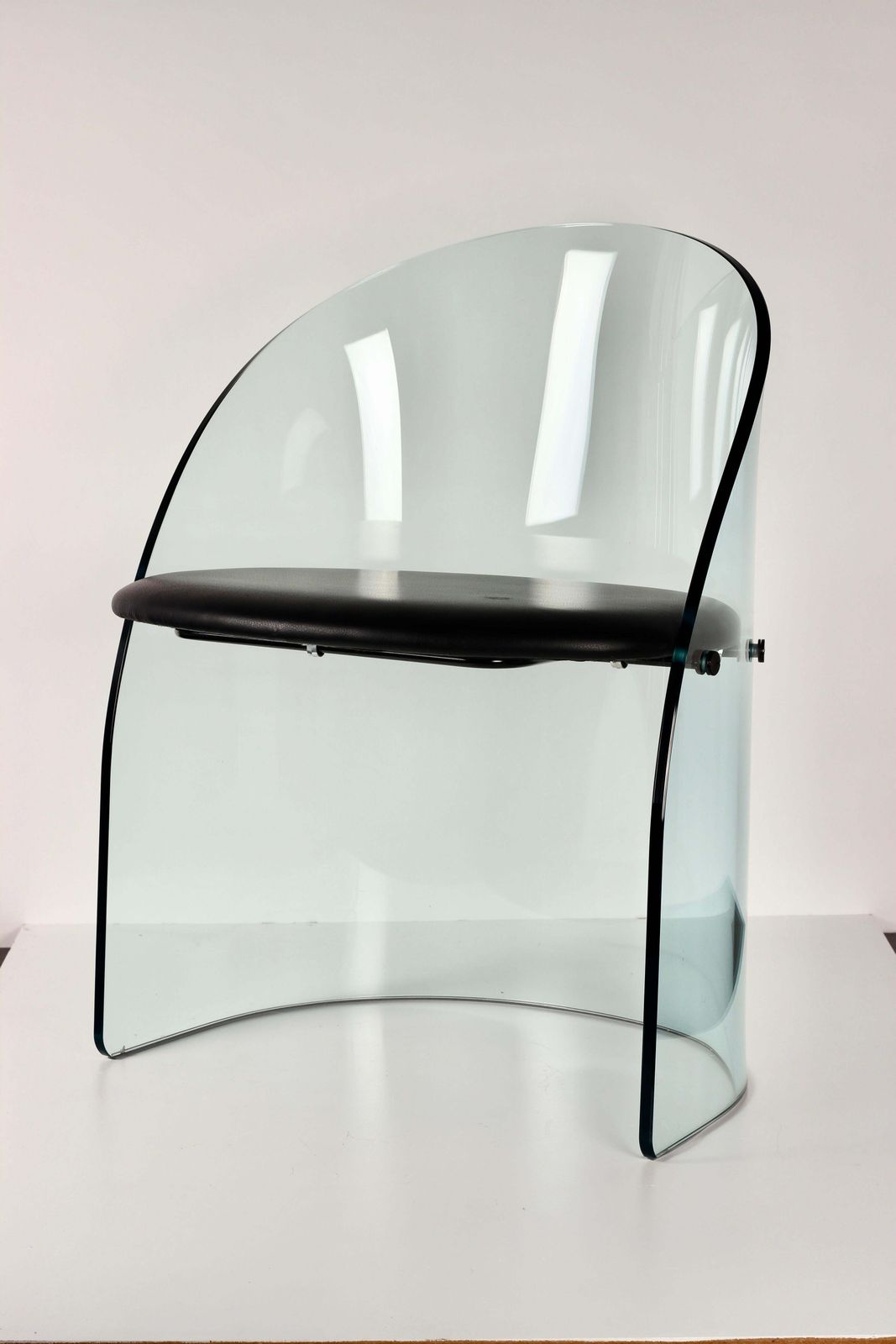 photo buy Glass Chair In The Manner Of Louis Dierra