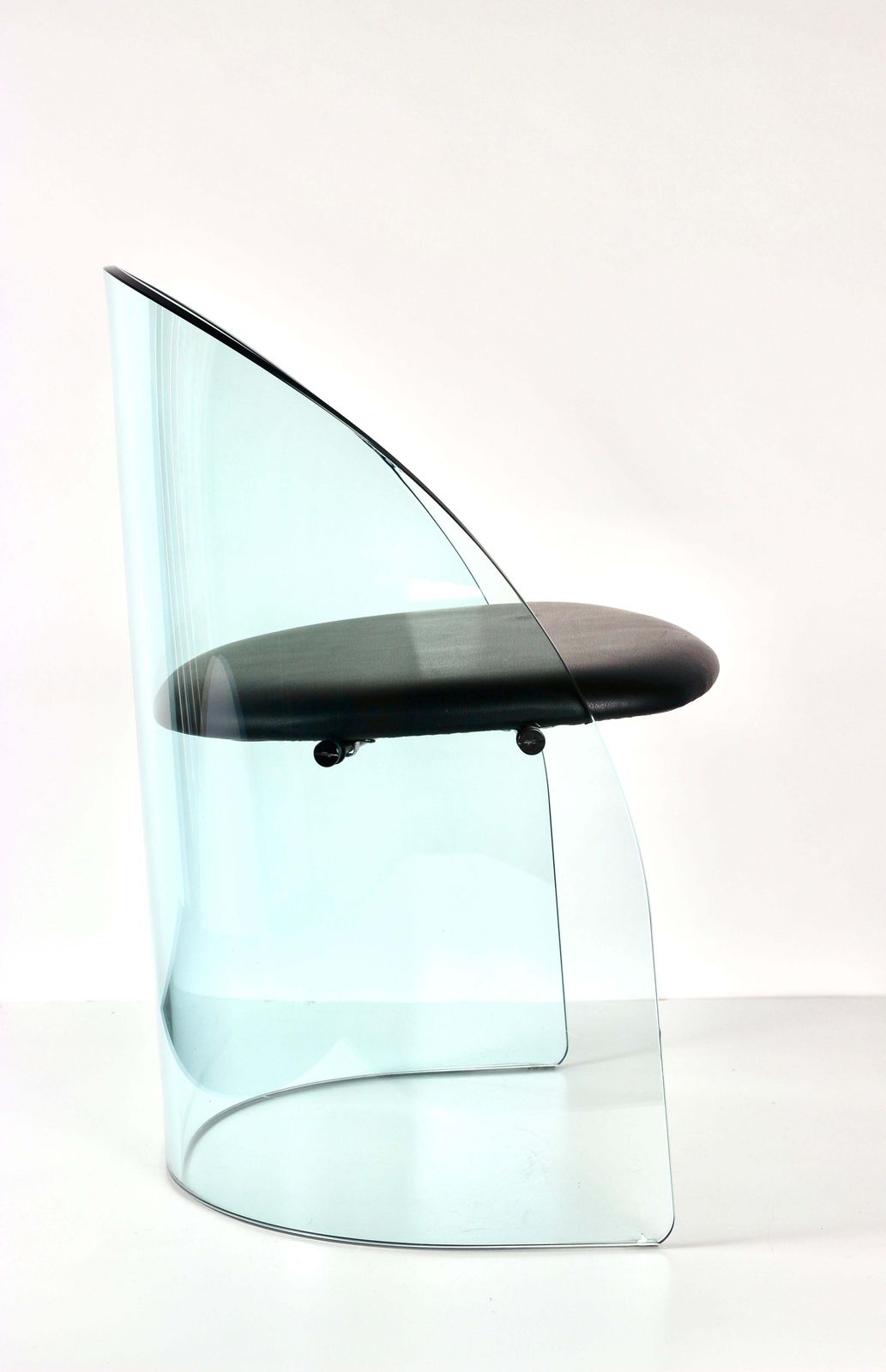 Furniture Glass Chair In The Manner Of Louis Dierra photo