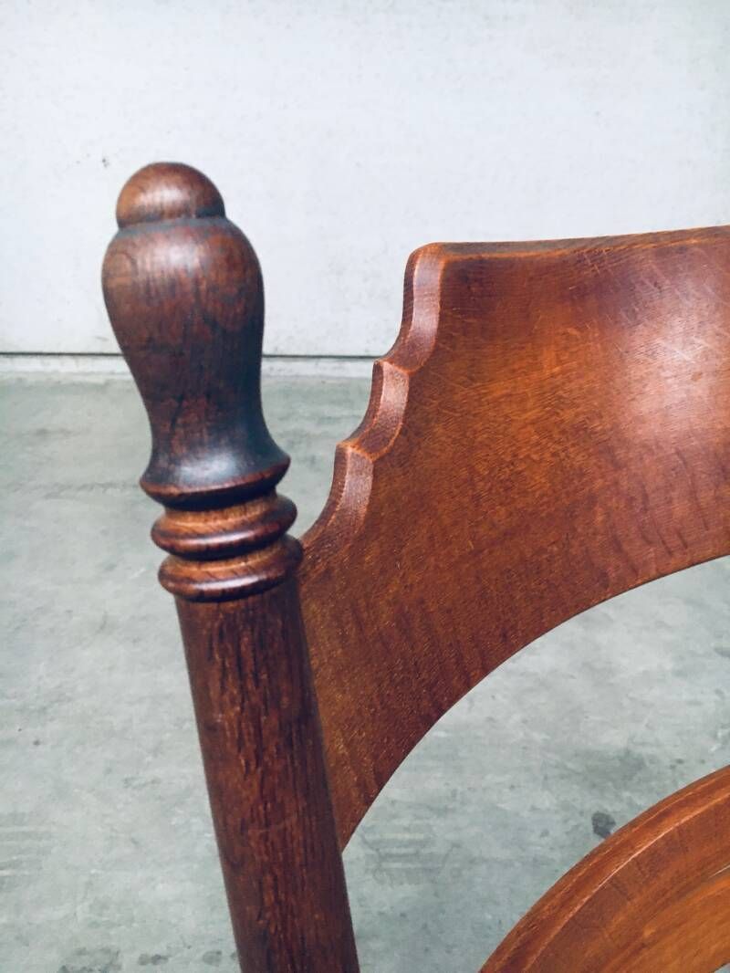 photo buy 1930's Italian Alps Rustic Design Carved Large Armchair