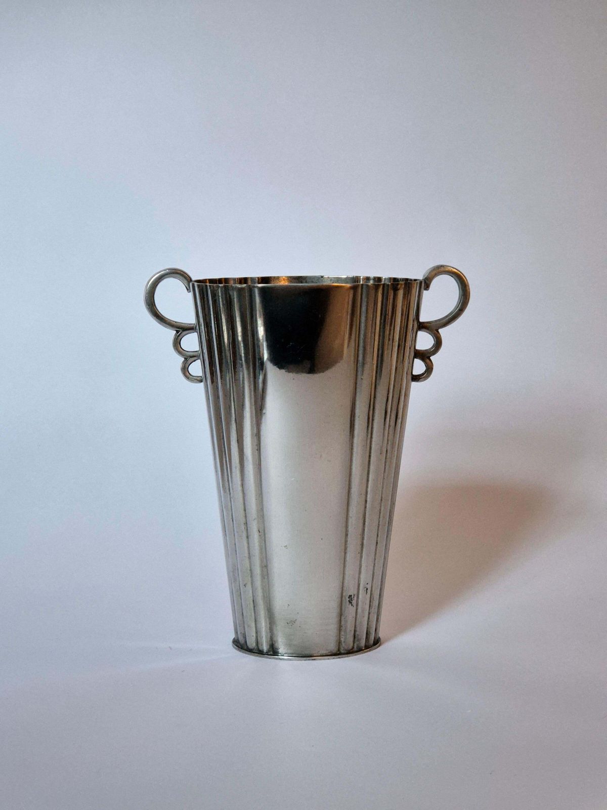 A Rare Swedish Grace Vase By Sylvia Stave, Artistic Leader At Cg Hallberg, 1930s photo Home Decor