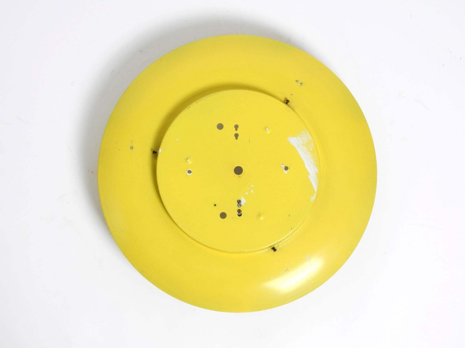 50s Wall Or Ceiling Lamp Made Of Glass With Metal Reflector From Kaiser Leuchten photo vintage