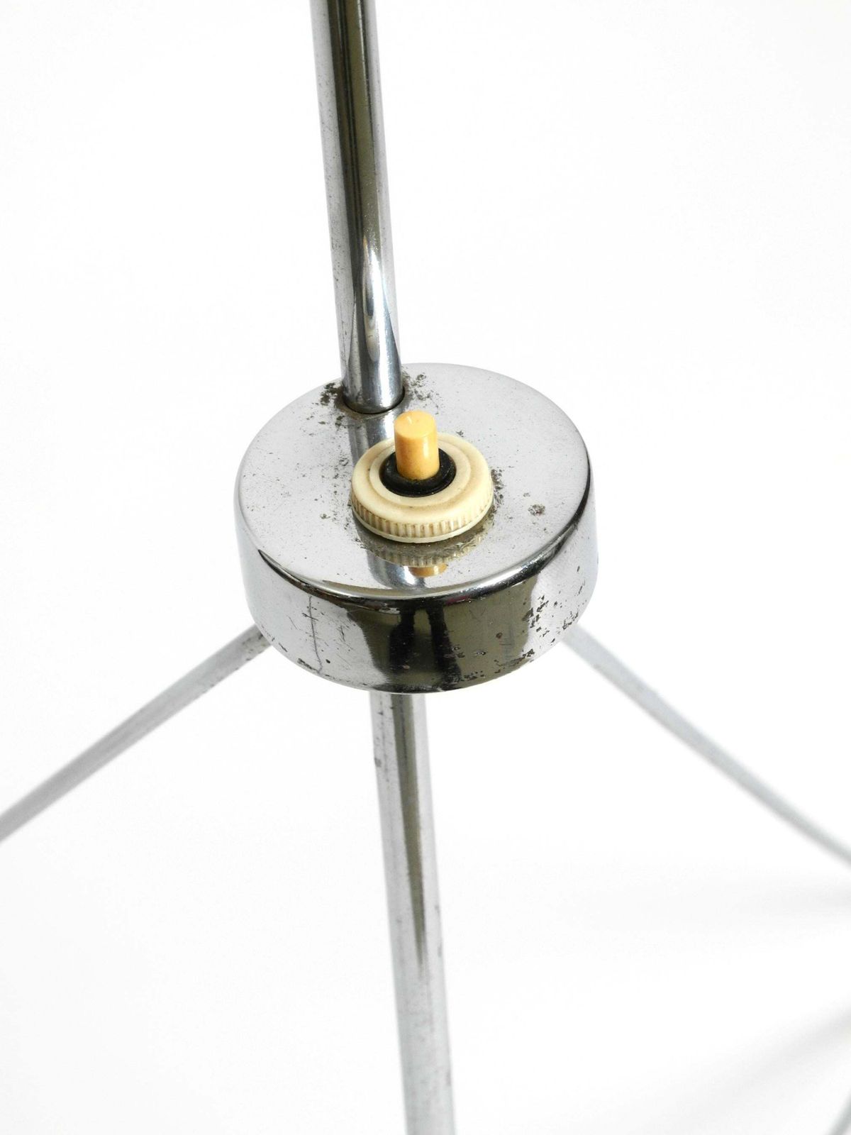 1544.0 Beautiful Original 1960s Metal Chrome Floor Lamp By Josef Hurka For Napako Czech photo