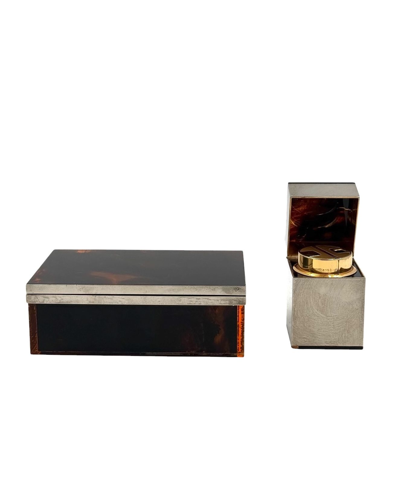 photo for sale Hollywood Regency Luxury Smoking Set, Italy 1970