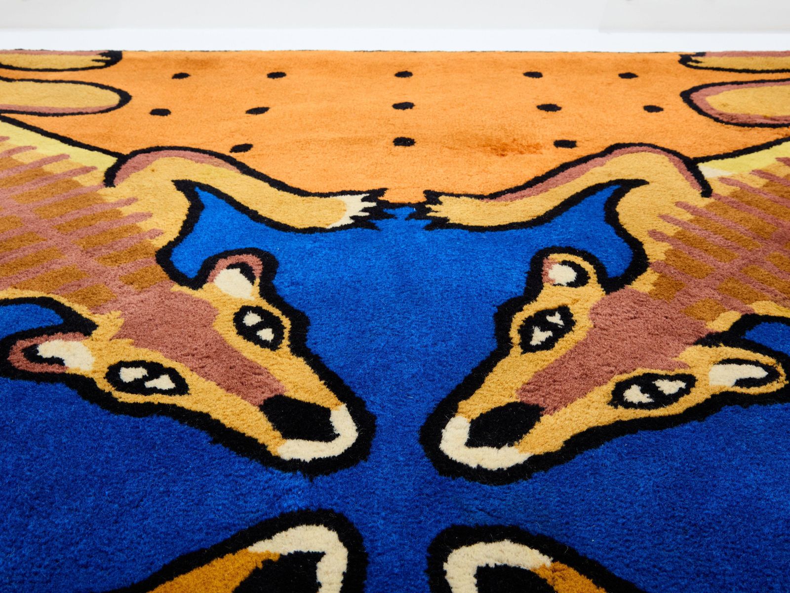 Tapis tuftée en laine Desert Bar, par Jean-Charles de Castelbajac, 1985 photo 9049.0