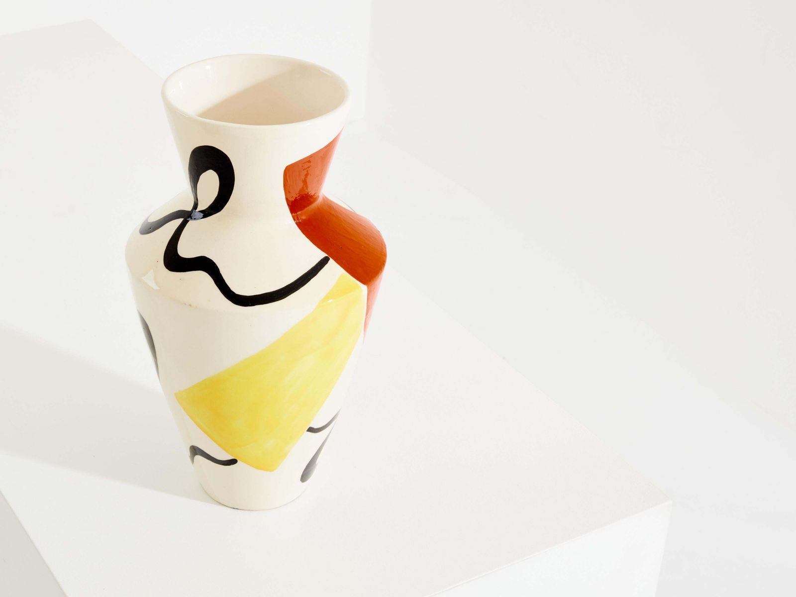 Vase en céramique émaillée Roland Brice, 1950 photo Décoration
